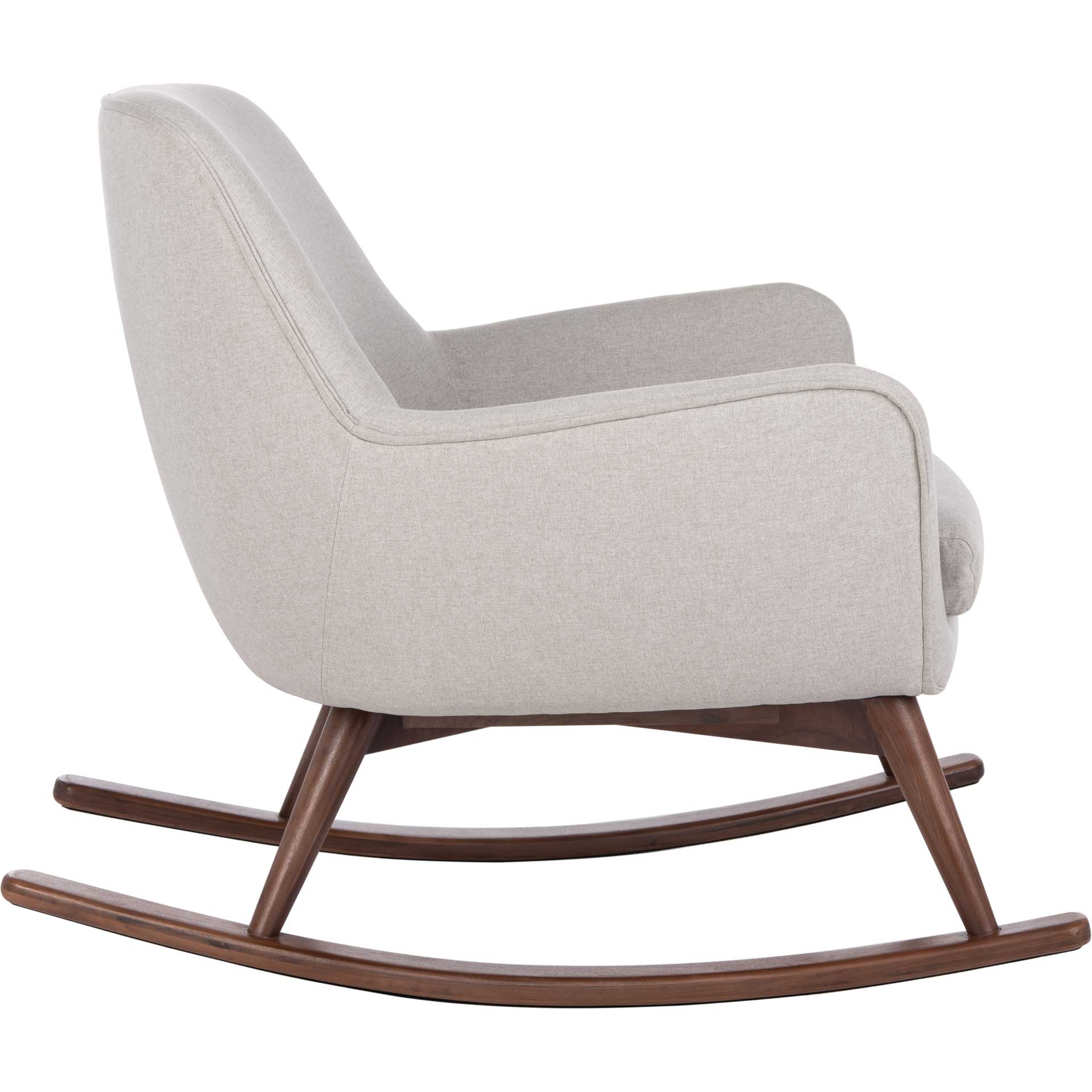 Marquis Mid-Century Rocking Chair Light Gray - Image 3