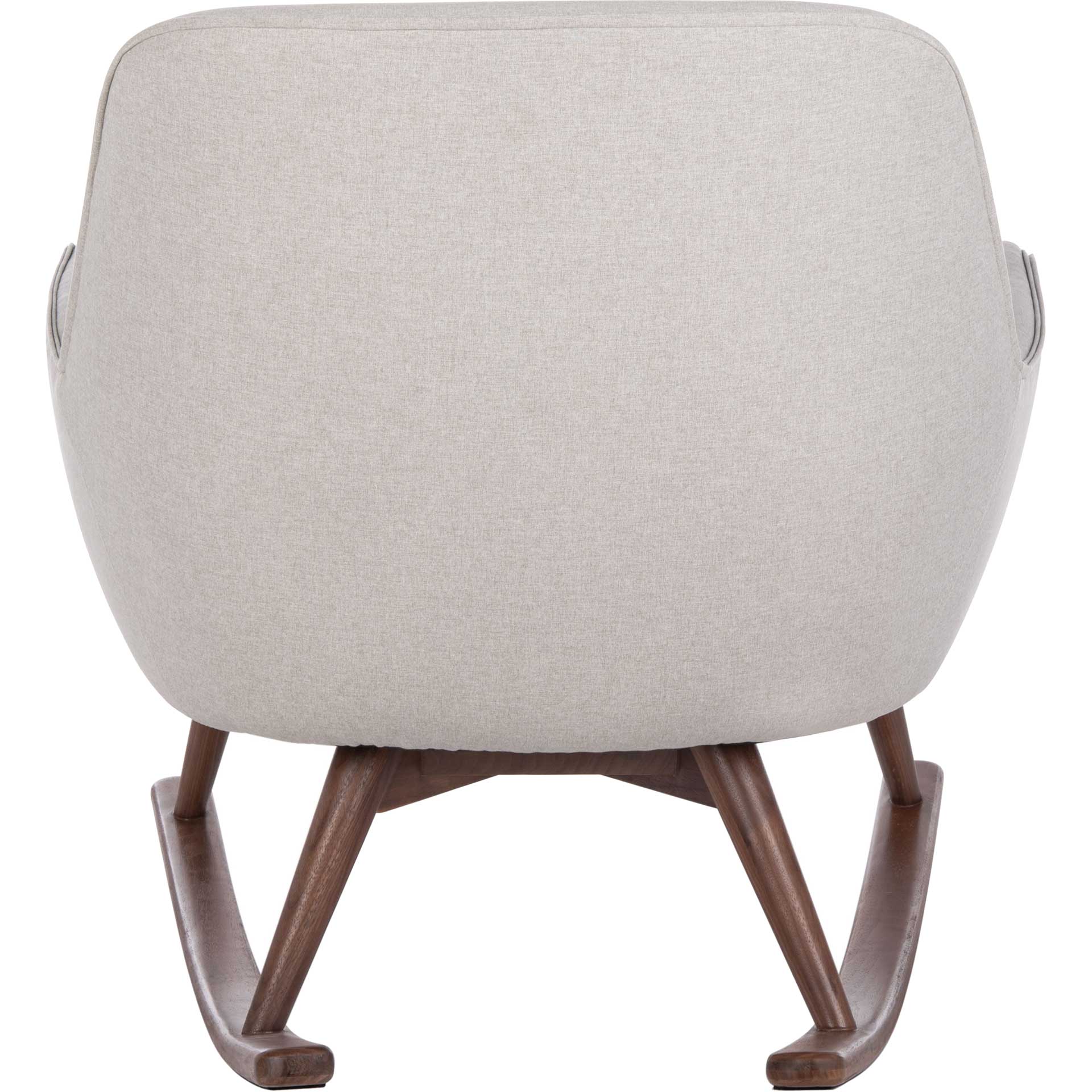 Marquis Mid-Century Rocking Chair Light Gray - Image 4