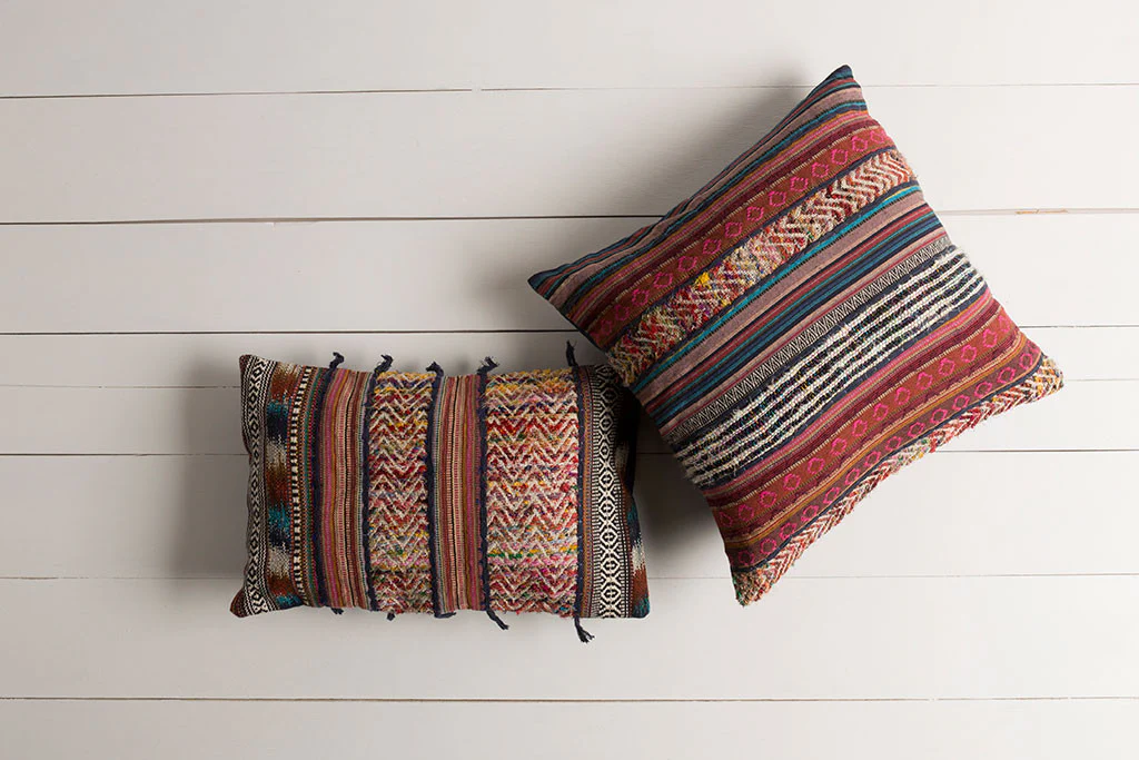 Marrakech Ivory/Gold Lumbar Pillow - Image 2
