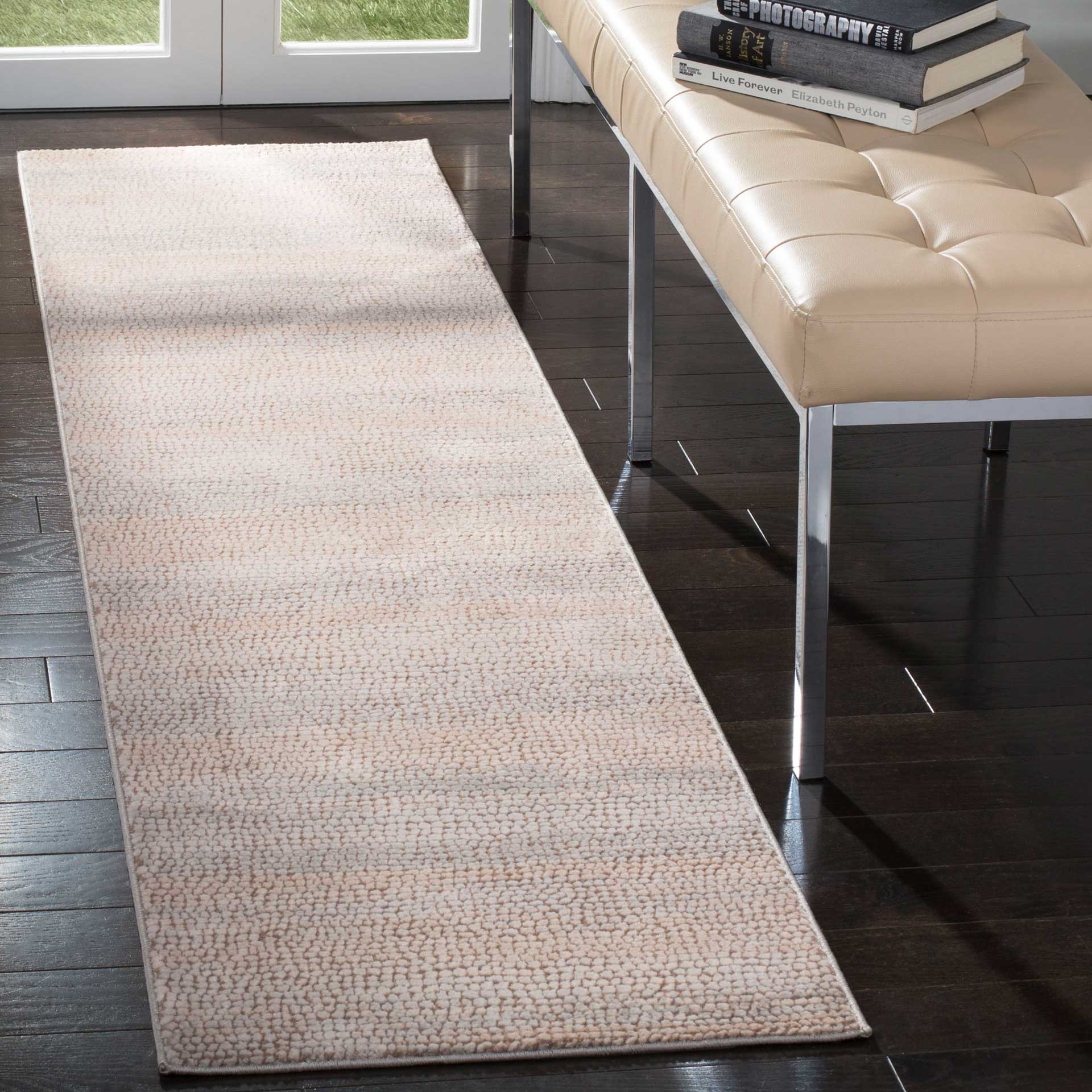 Marseille Silver/Ivory Runner Rug - Image 2