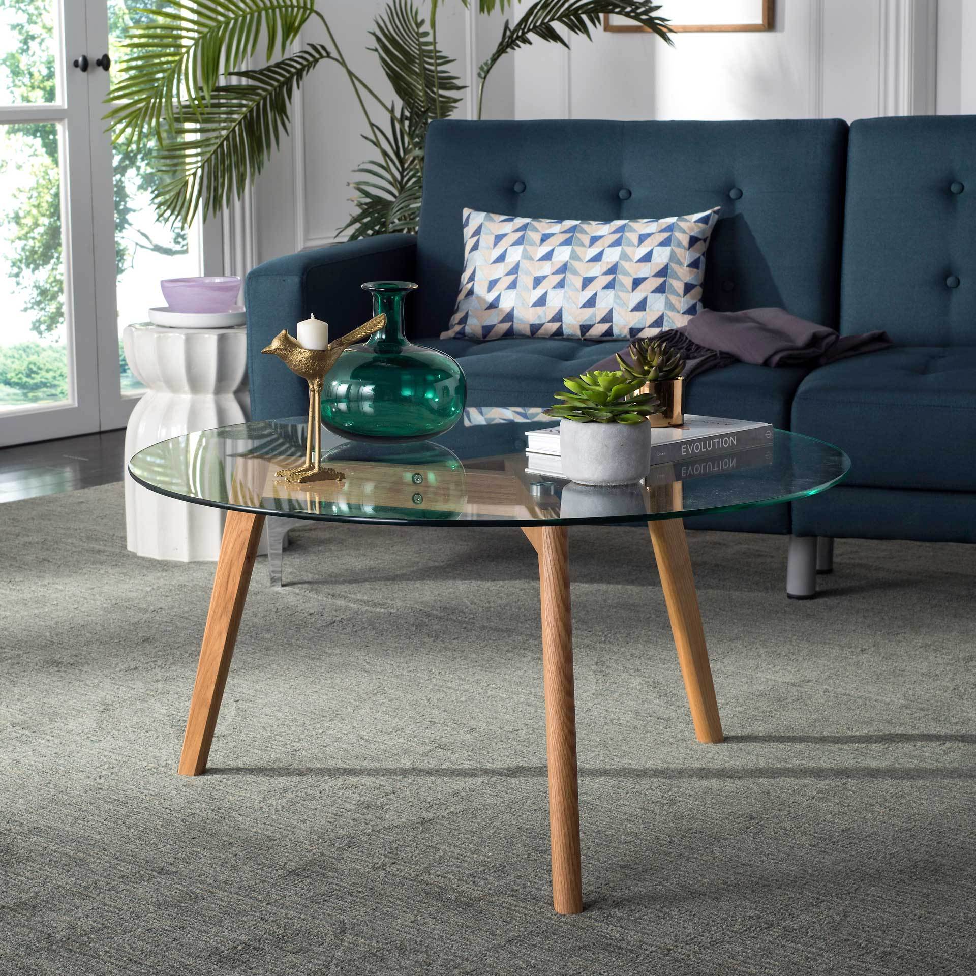 Martin Round Glass Coffee Table - Image 3
