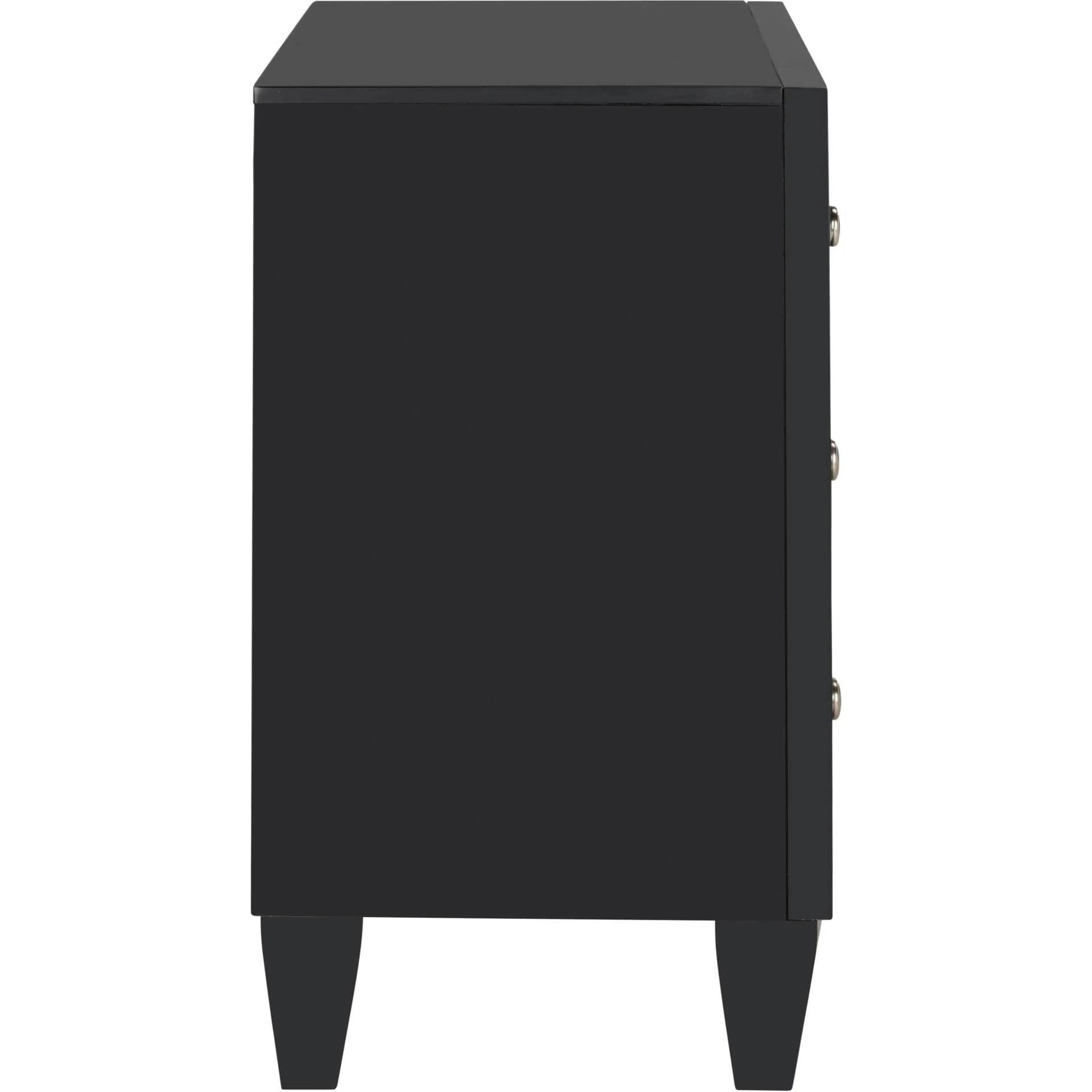 Marvin 3 Drawer Chest Black - Image 3