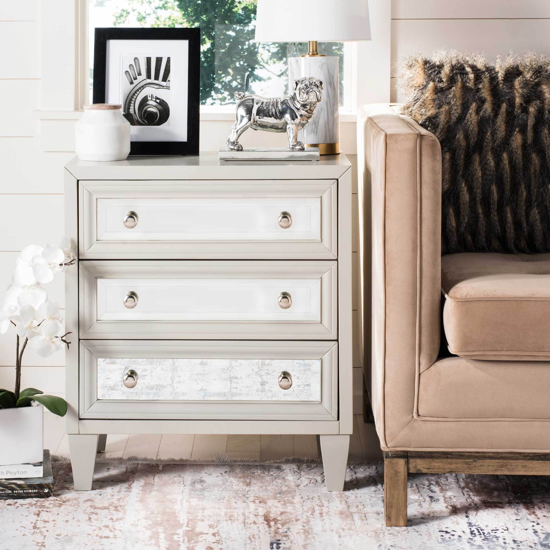 Marvin 3 Drawer Chest Gray - Image 5