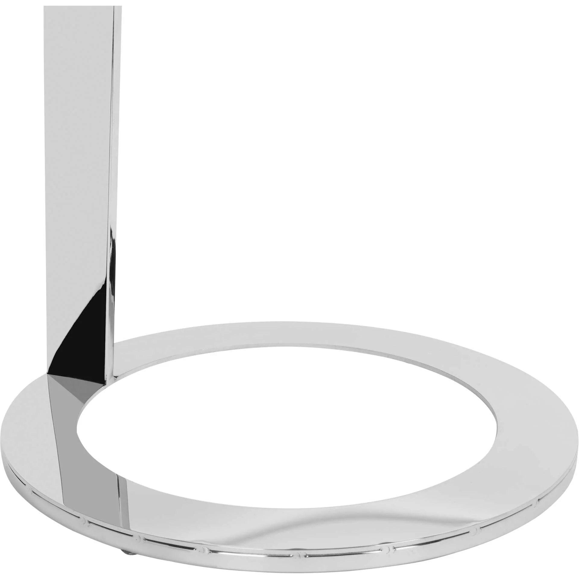 Masha Glass Top End Table Chrome - Image 3