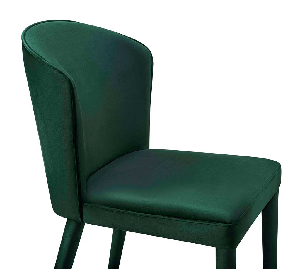 Mason Velvet Chair Forest Green - Image 4