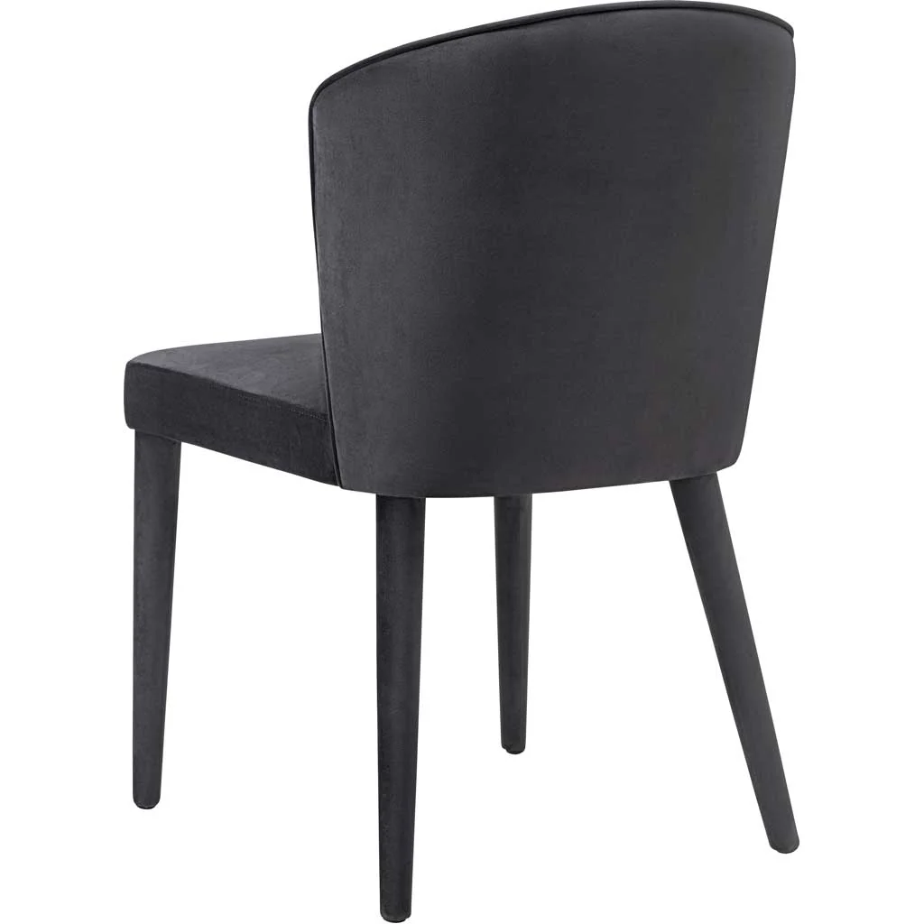 Mason Velvet Chair Gray - Image 3