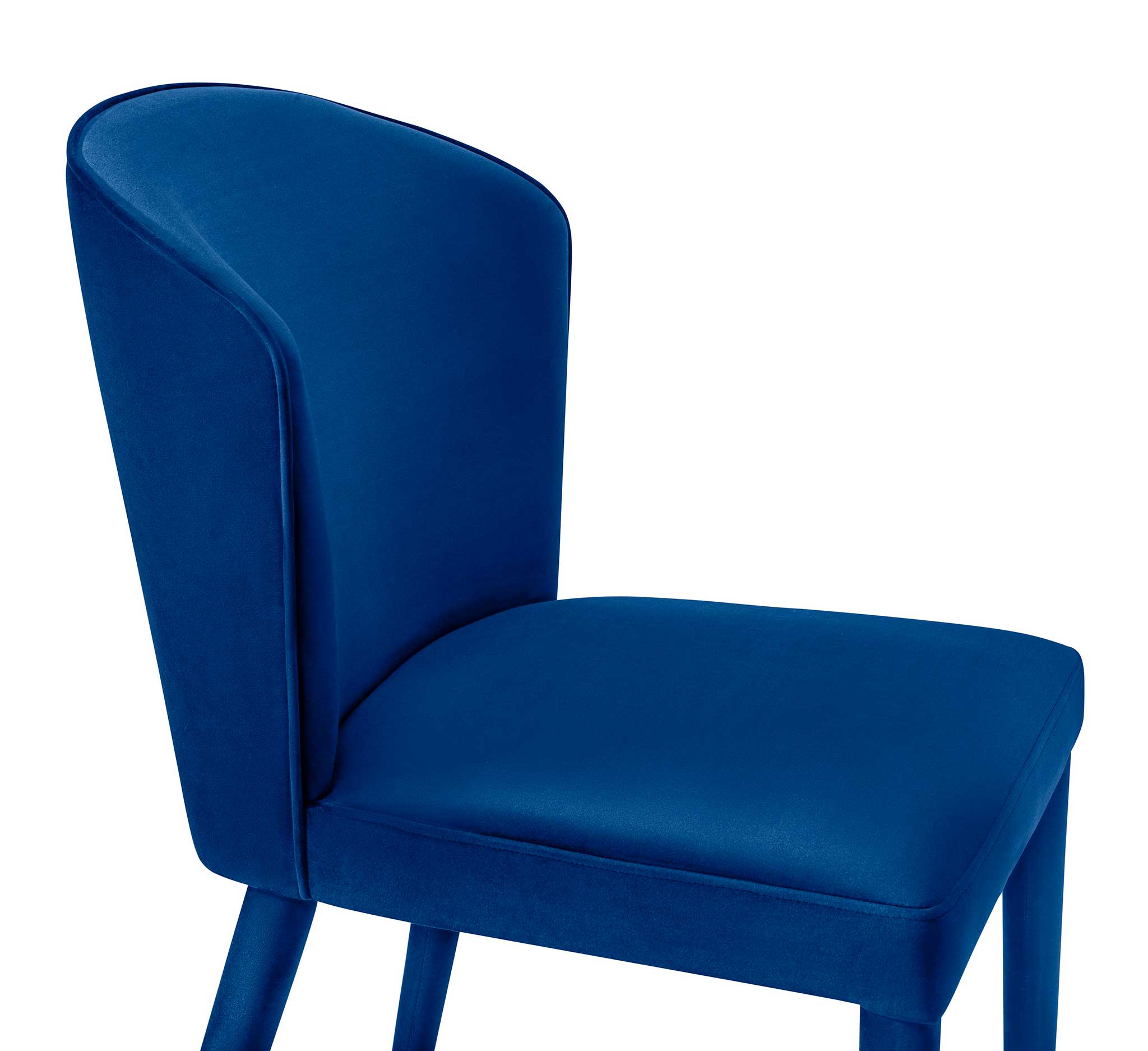Mason Velvet Chair Navy - Image 4