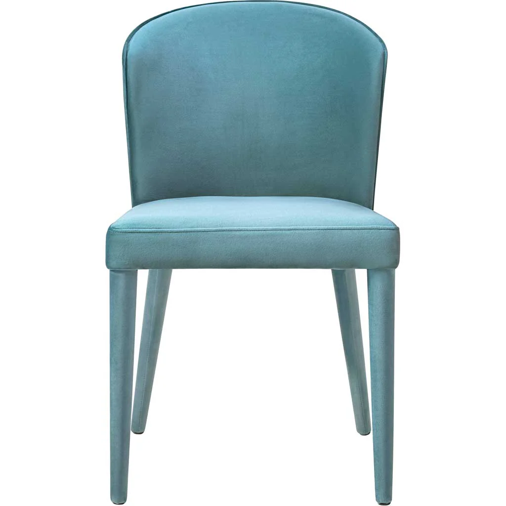Mason Velvet Chair Sea Blue - Image 2