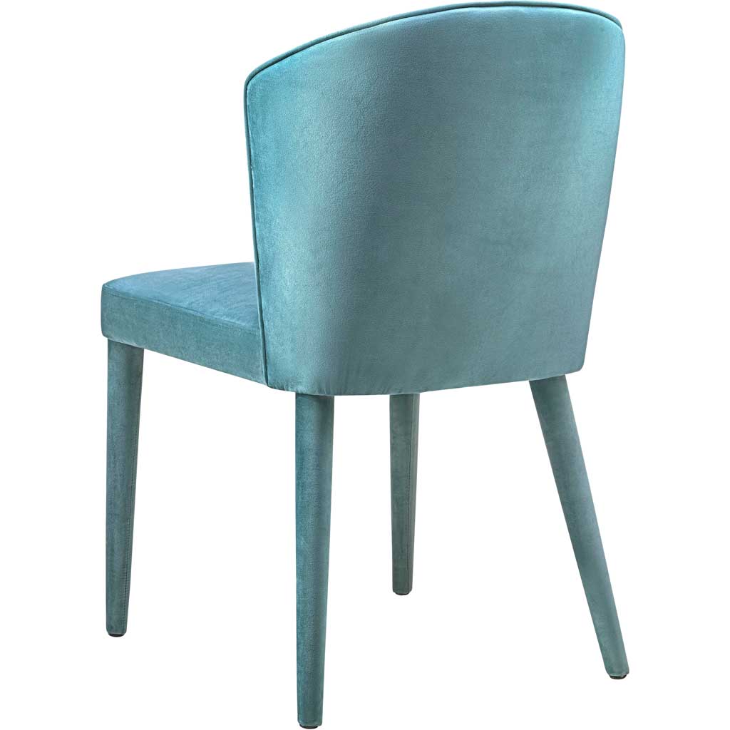 Mason Velvet Chair Sea Blue - Image 3