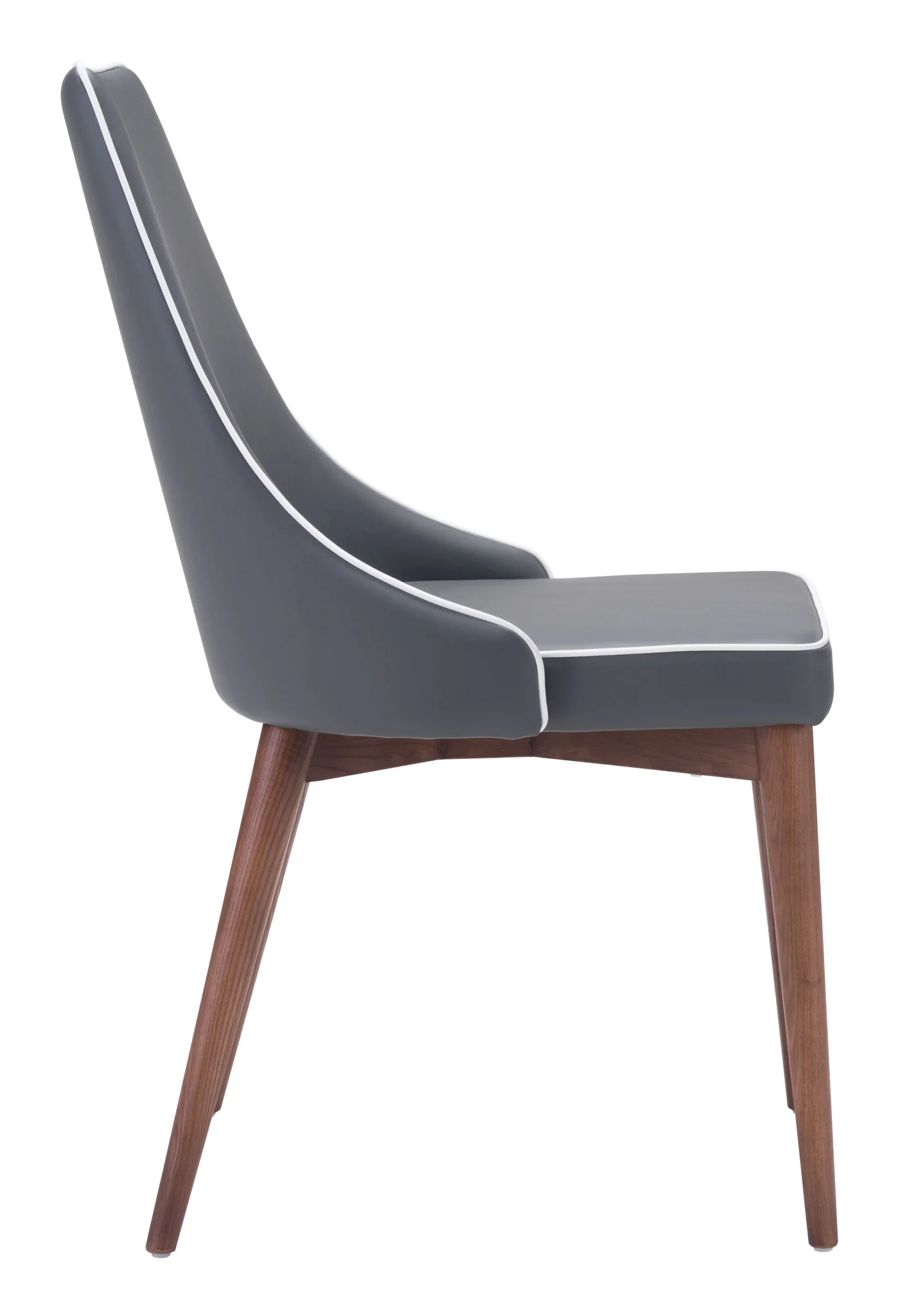 Mastery Dining Chair Dark Gray (Set of 2) - Image 2