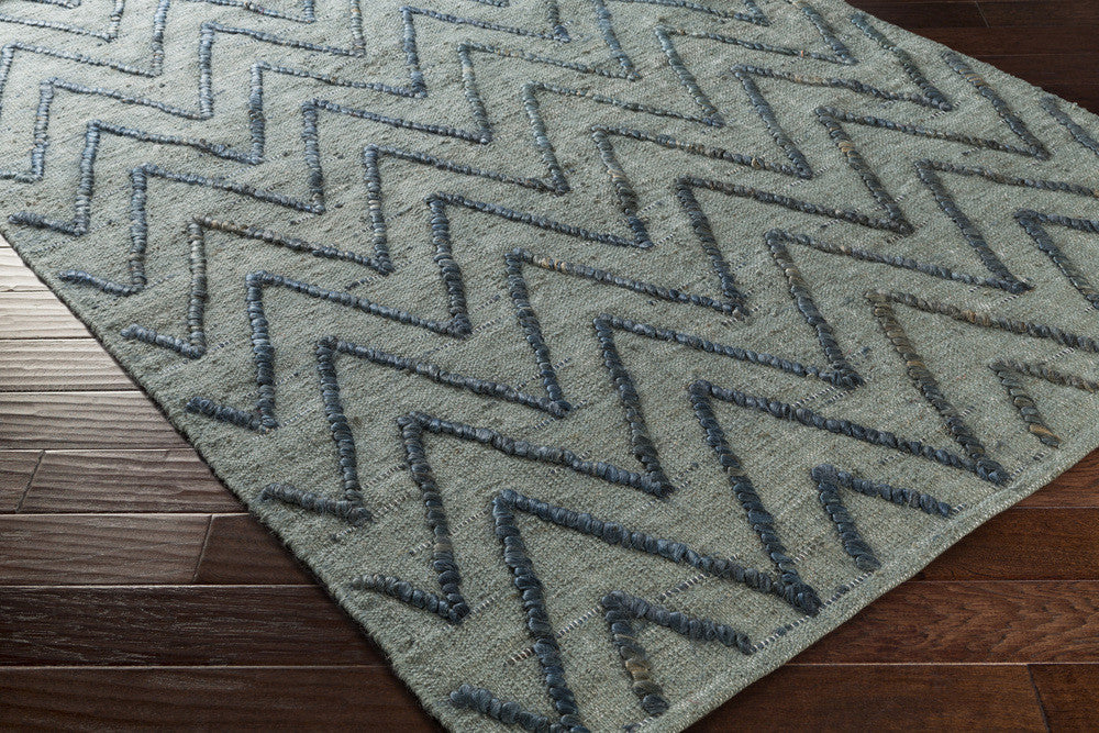 Mateo Moss/Teal Area Rug - Image 2