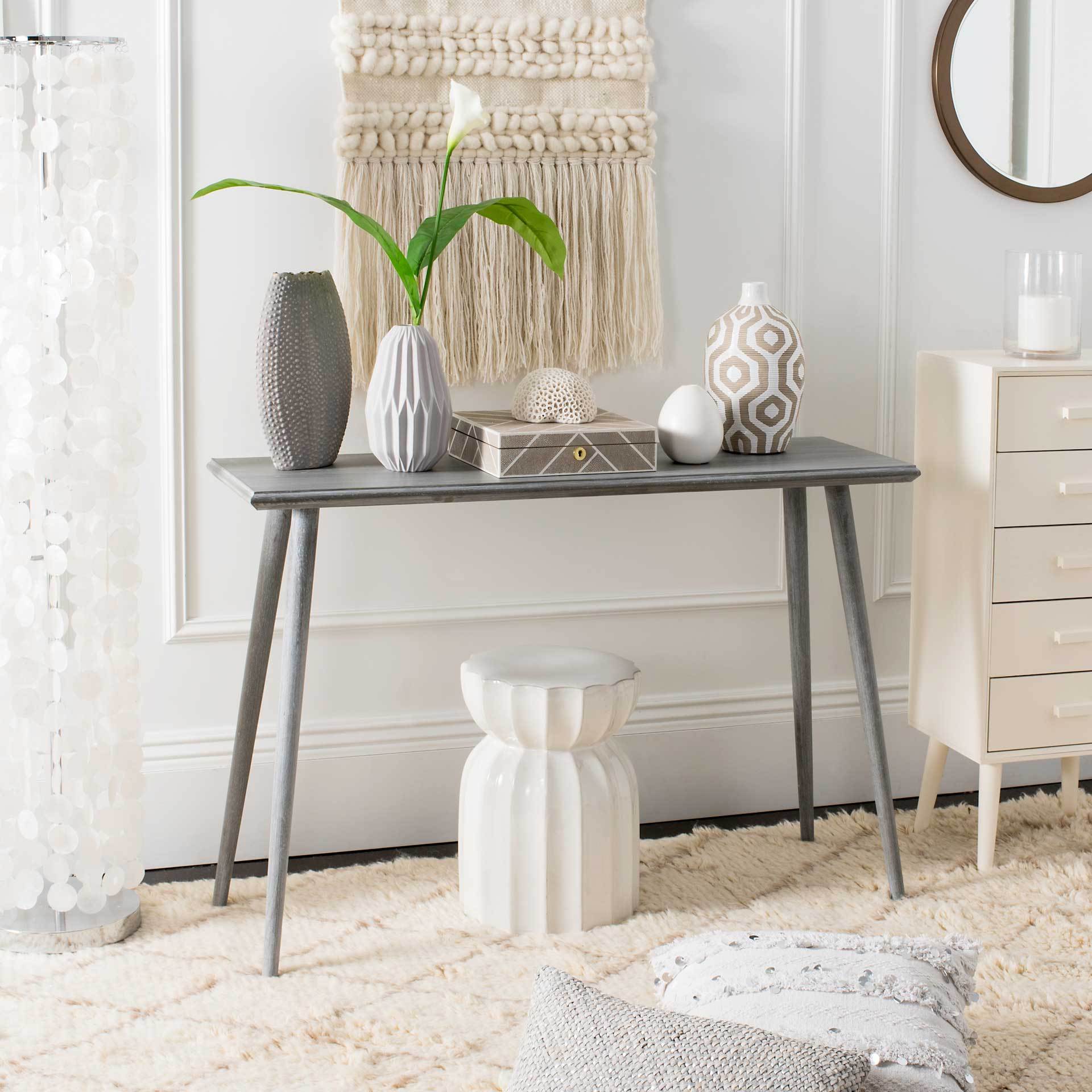 Mathew Console Table Slate Gray - Image 5