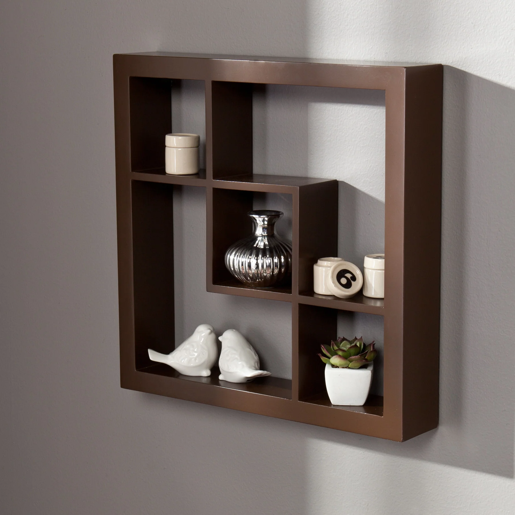 Matthews Display Shelf Chocolate - Image 4