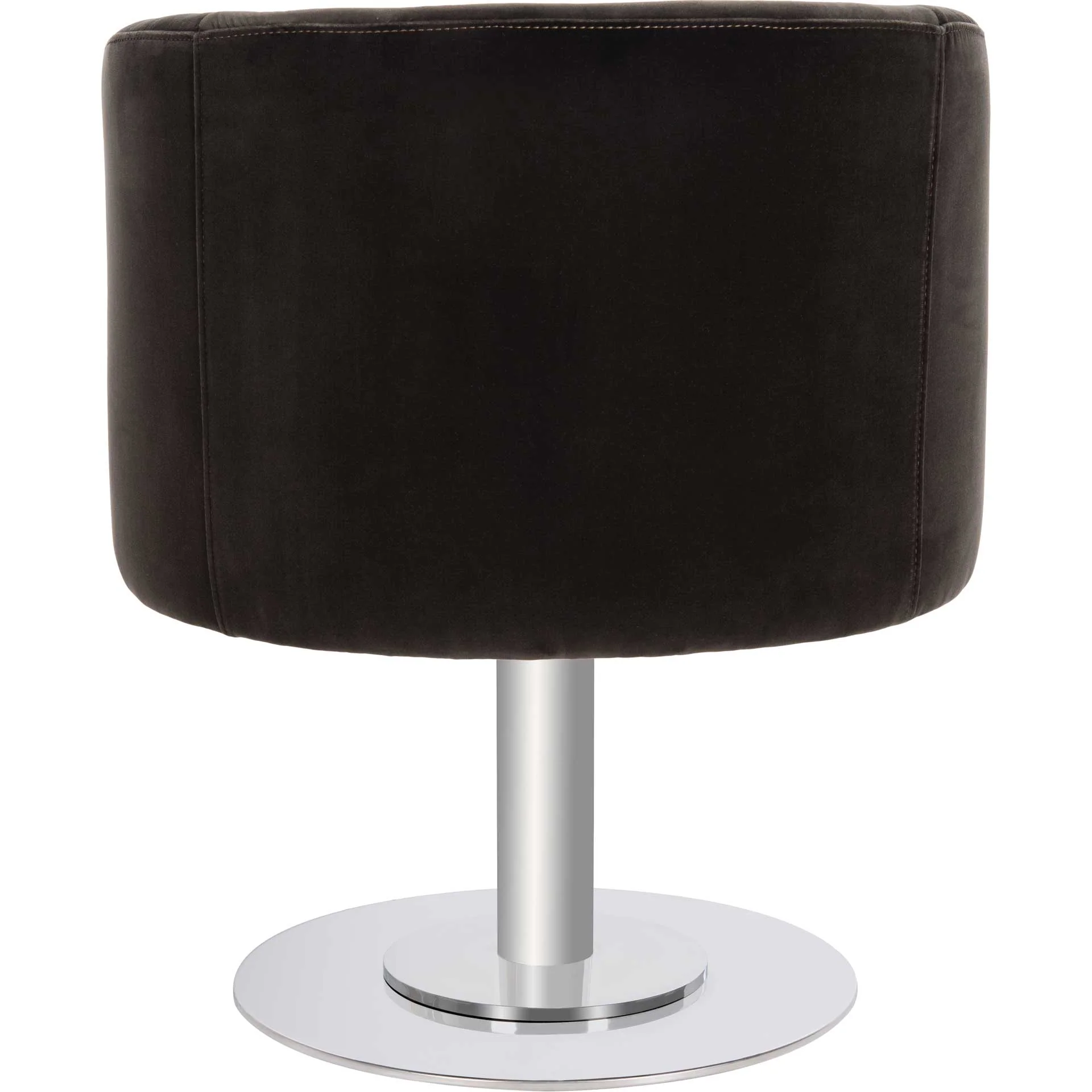 Mavra Velvet Swivel Tub Chair Giotto Shale - Image 4