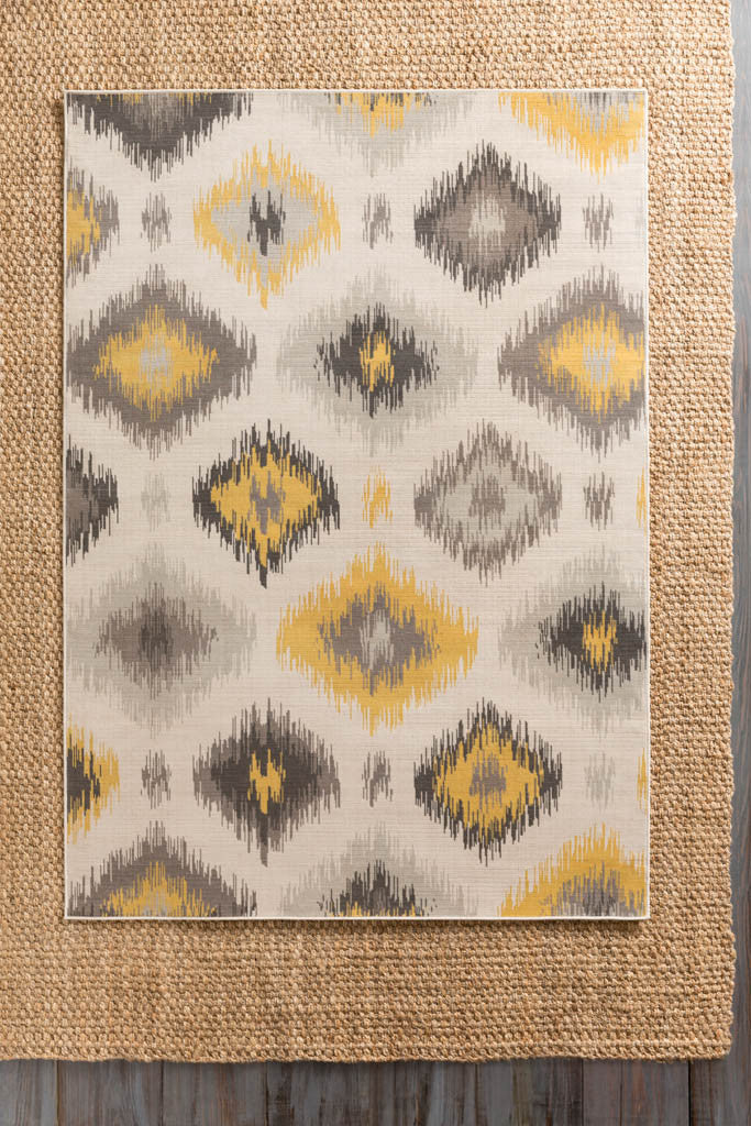 Mavrick Beige/Gold Area Rug - Image 3