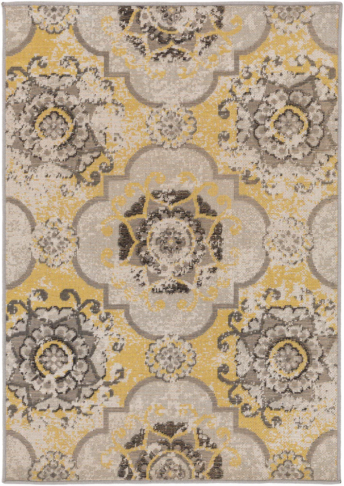 Mavrick Beige/Gold/Gray Area Rug - Image 2