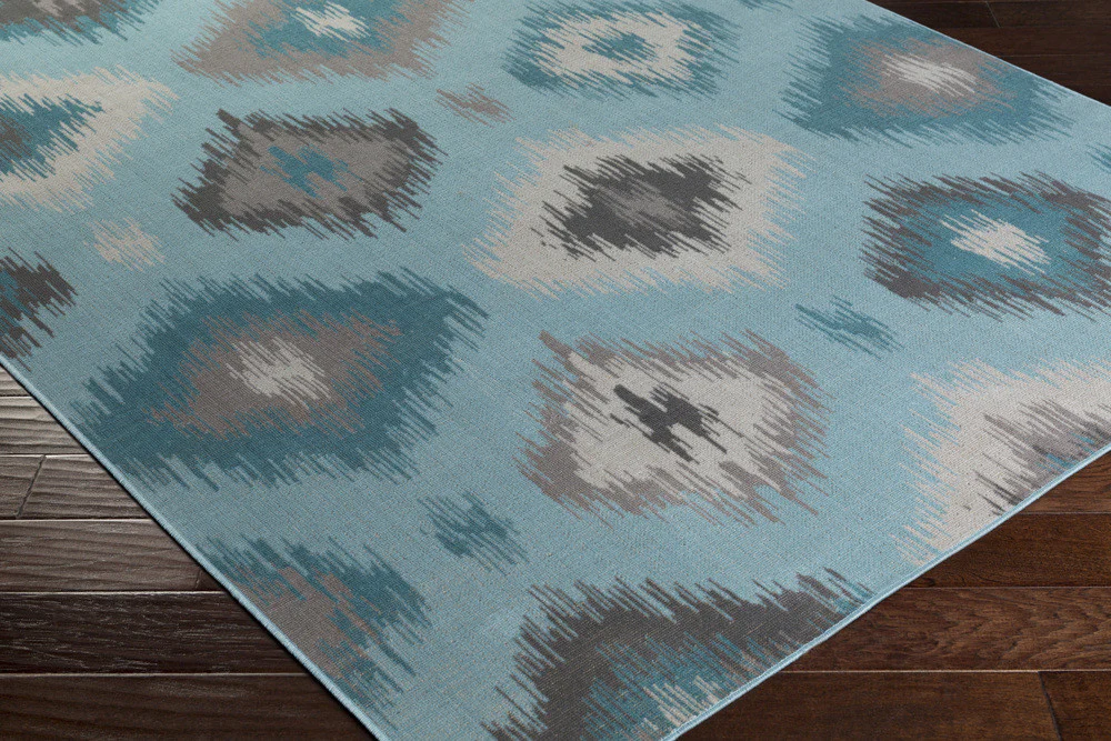Mavrick Bristol Blue/Gray Area Rug - Image 3