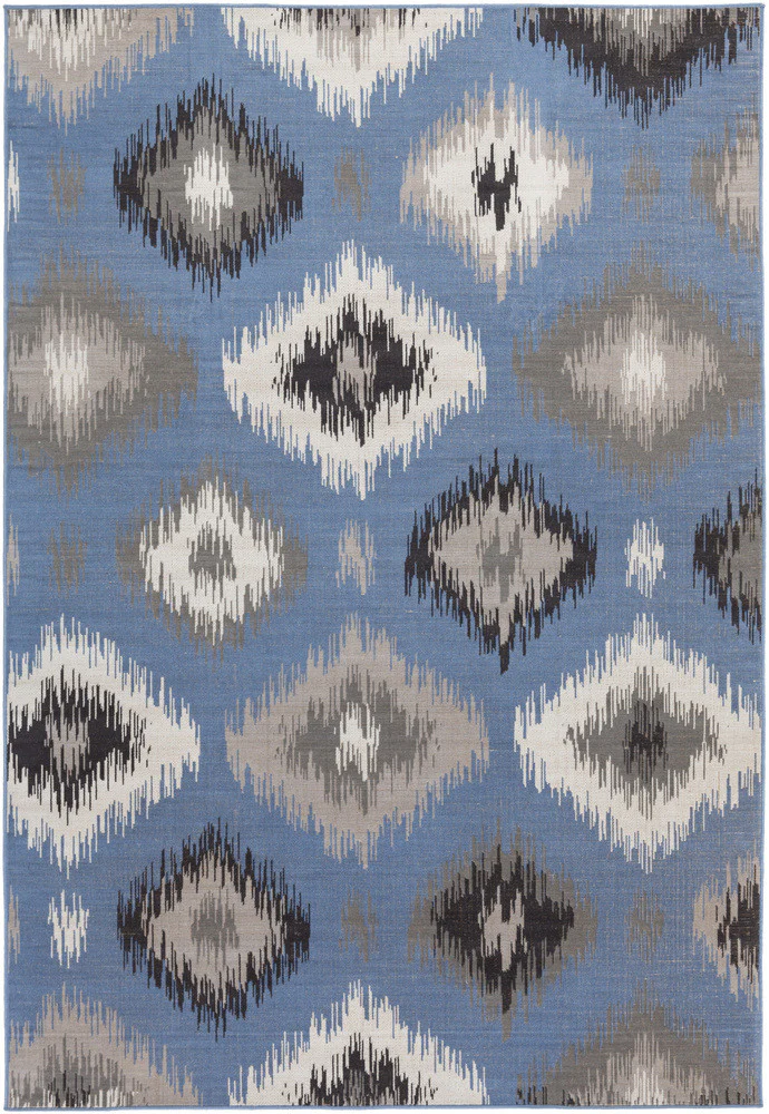 Mavrick Teal/Gray Area Rug - Image 2