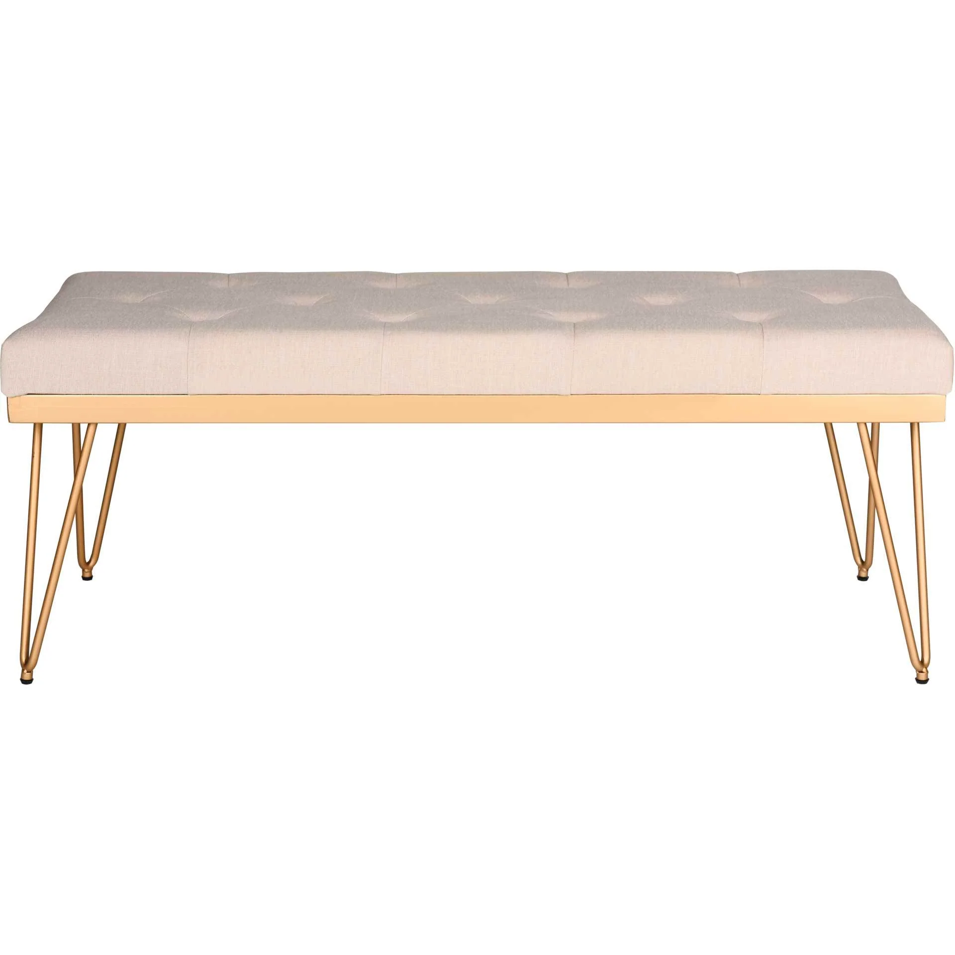 Maxim Bench Beige/Gold - Image 2