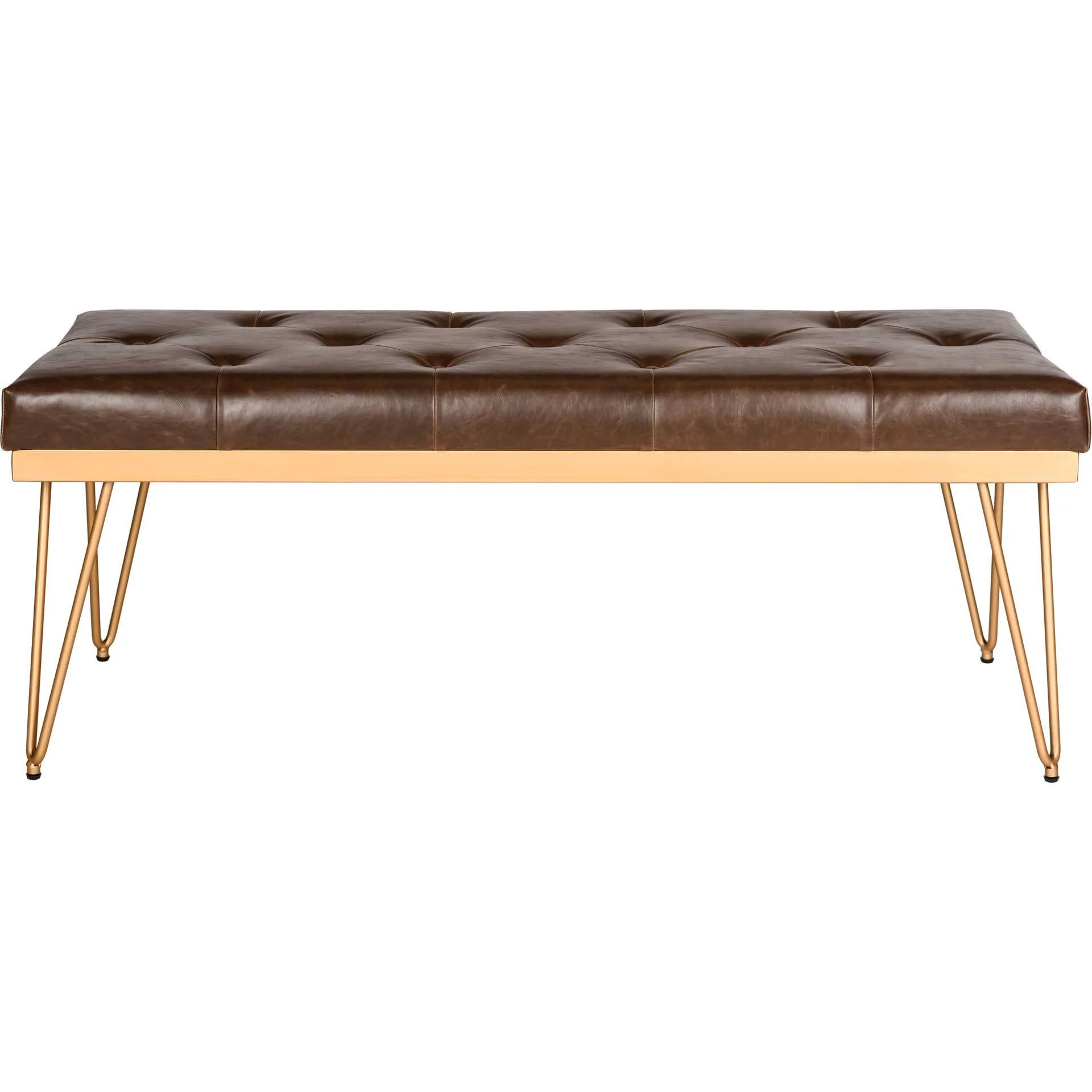 Maxim Bench Brown/Gold - Image 2