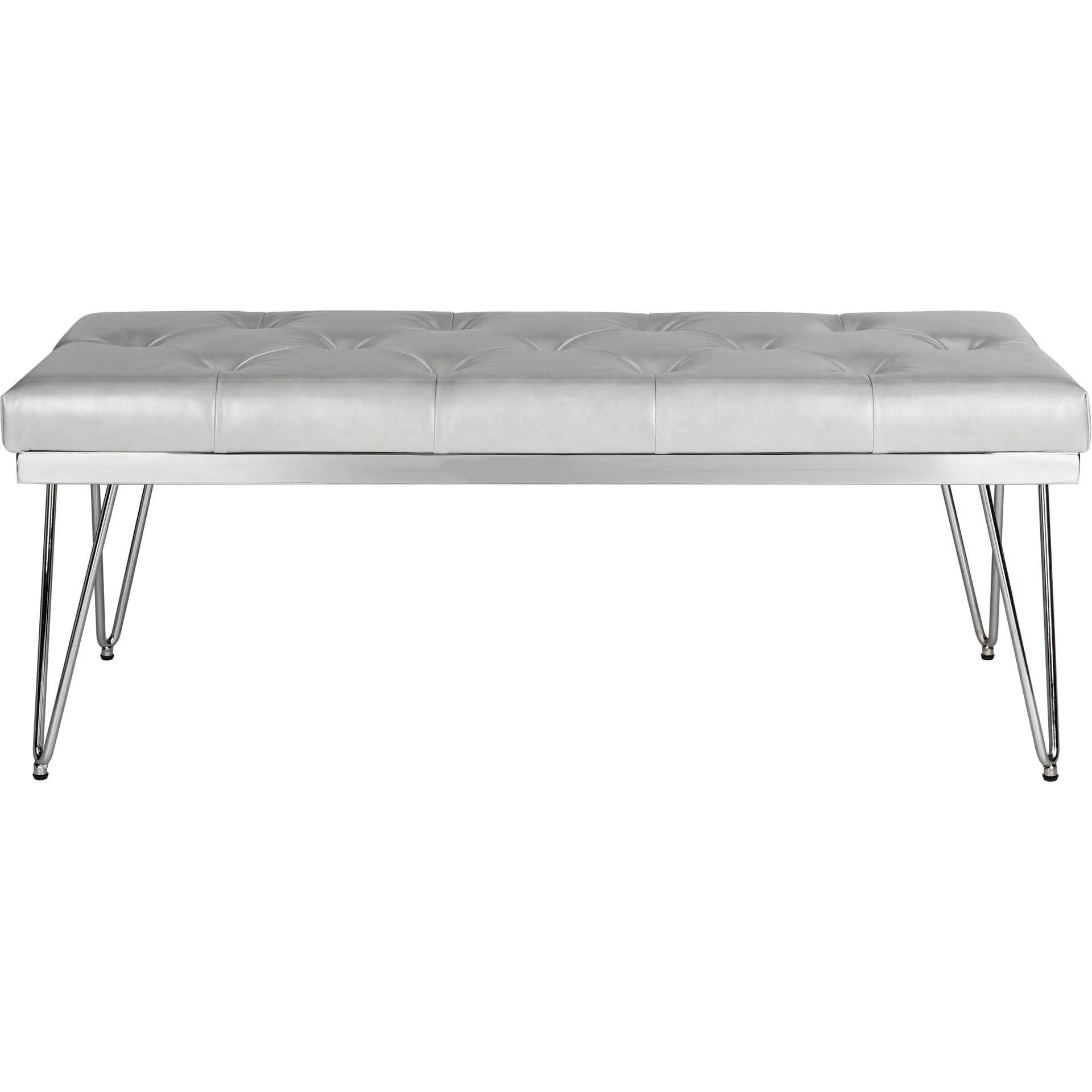 Maxim Bench Gray/Chrome - Image 2