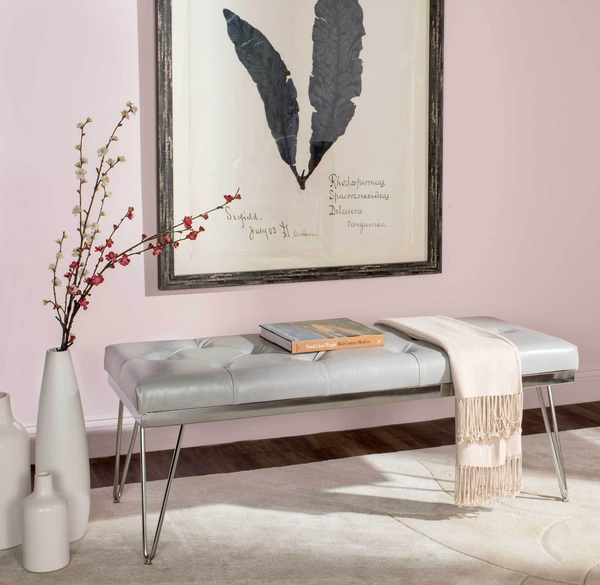 Maxim Bench Gray/Chrome - Image 3
