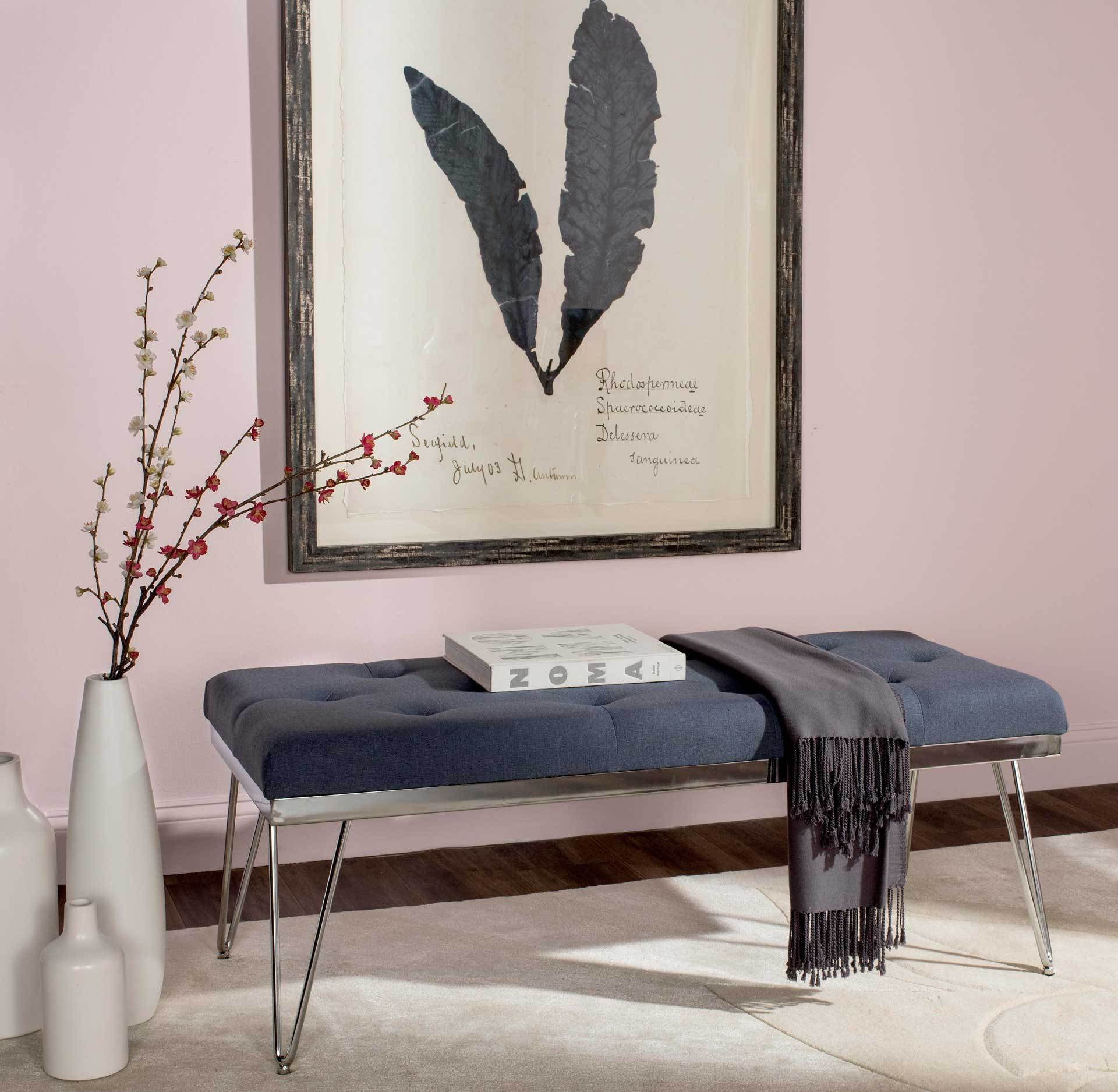 Maxim Bench Navy/Chrome - Image 3