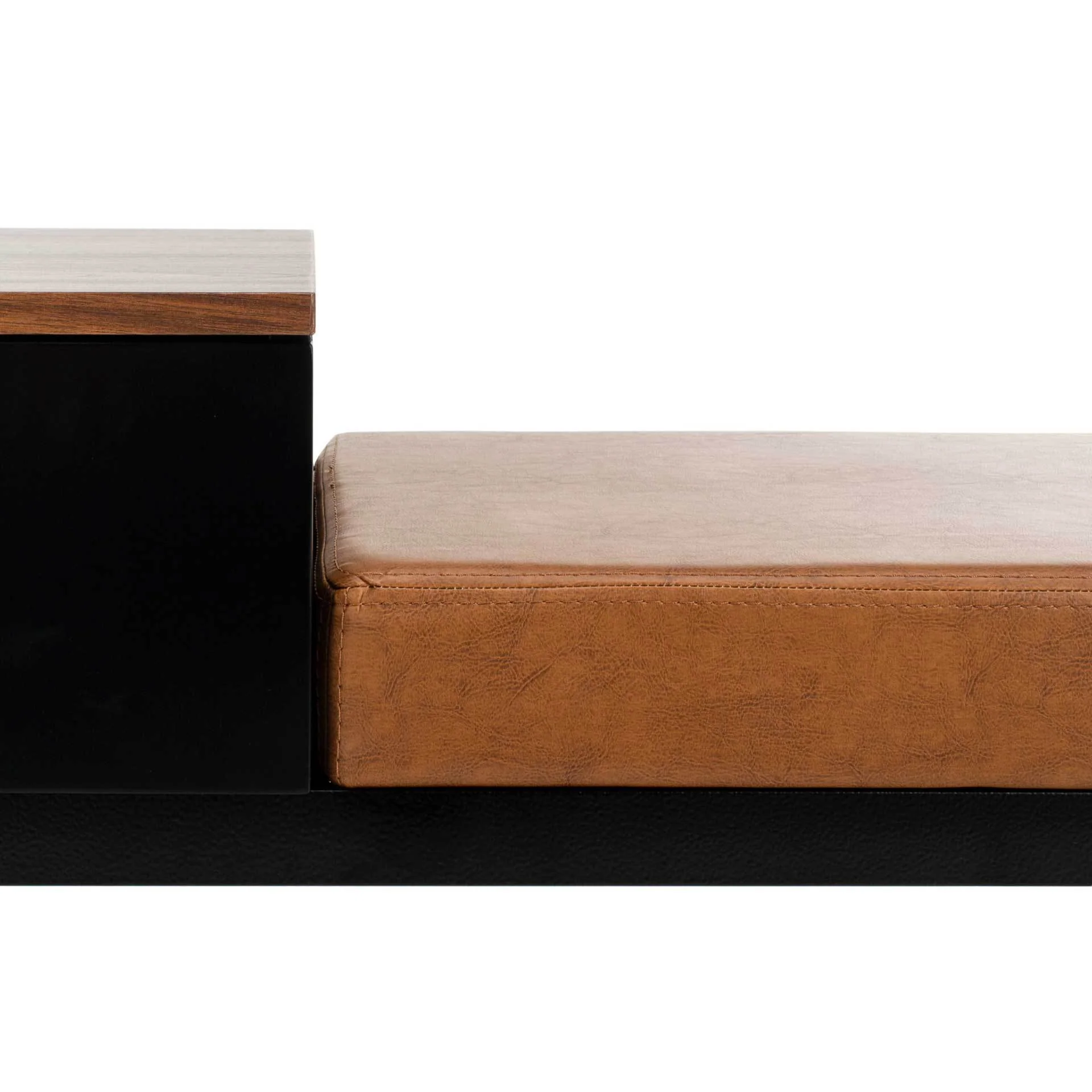Maxton Bench with Storage Light Brown - Image 4