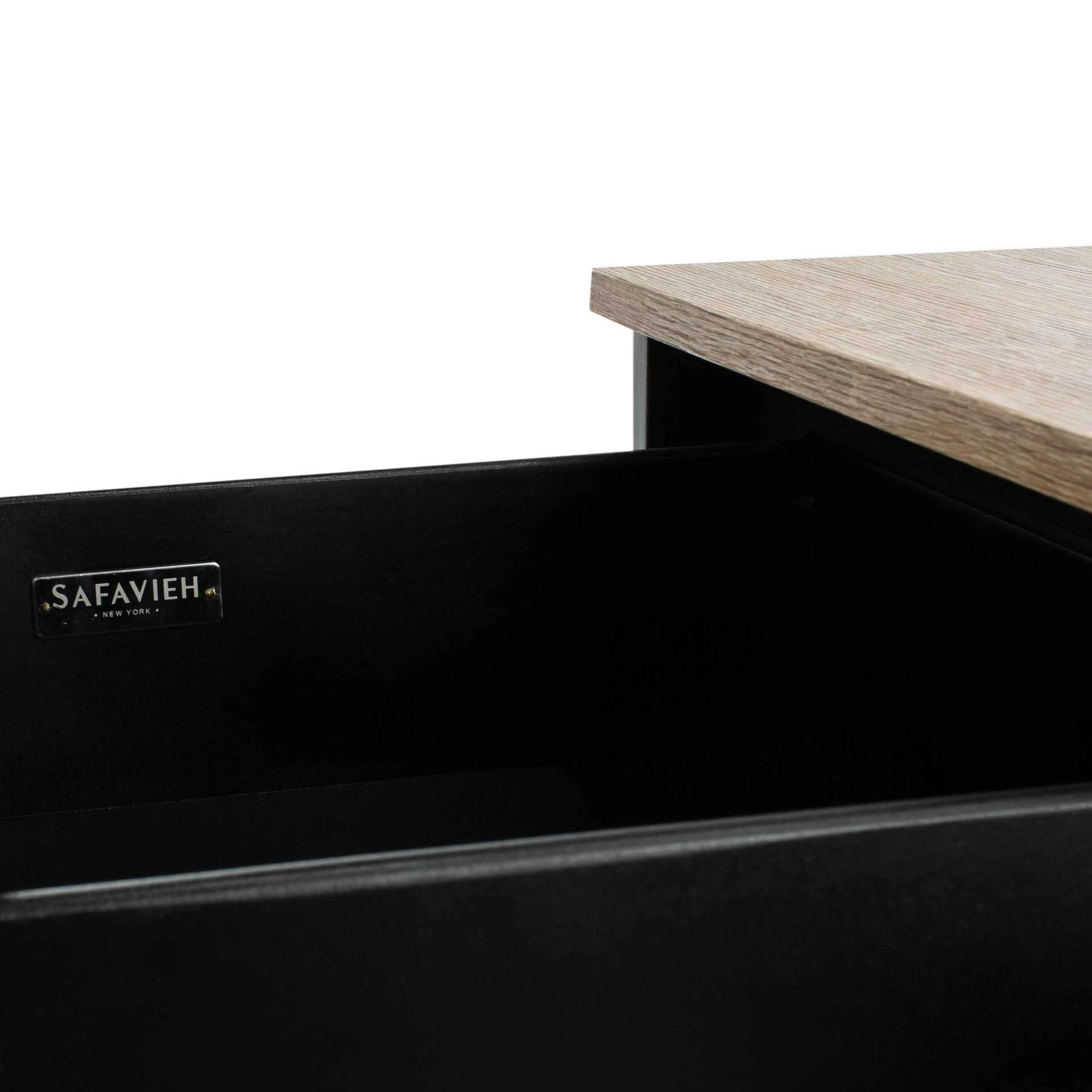 Maxton Bench with Storage Light Oak/Gray - Image 6