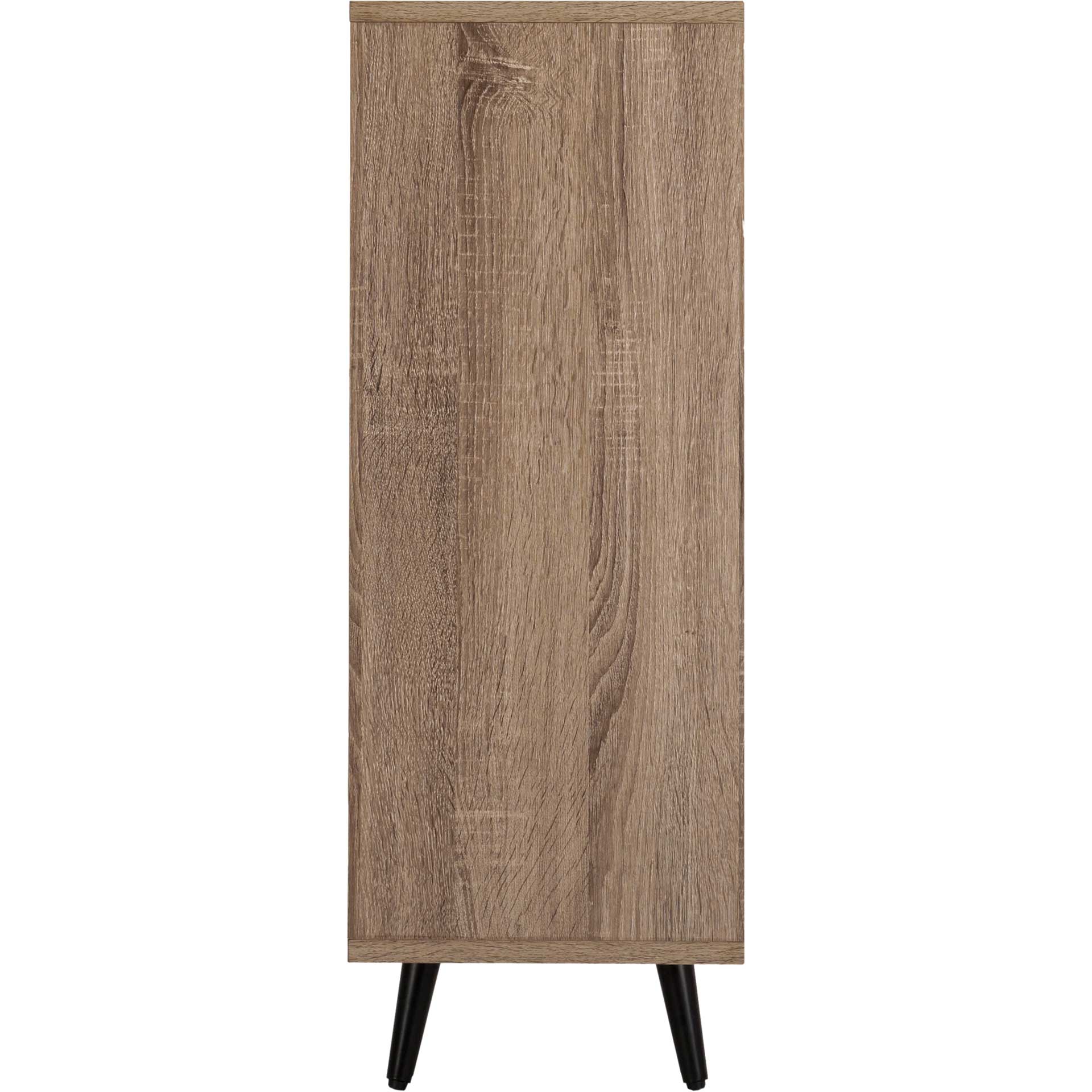 Maxxis Retro Mid Century Wood Etagere Oak/Black - Image 3