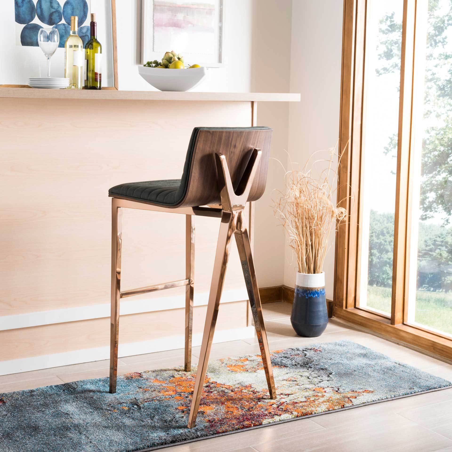 Mckayla Bar Stool Dark Green - Image 7