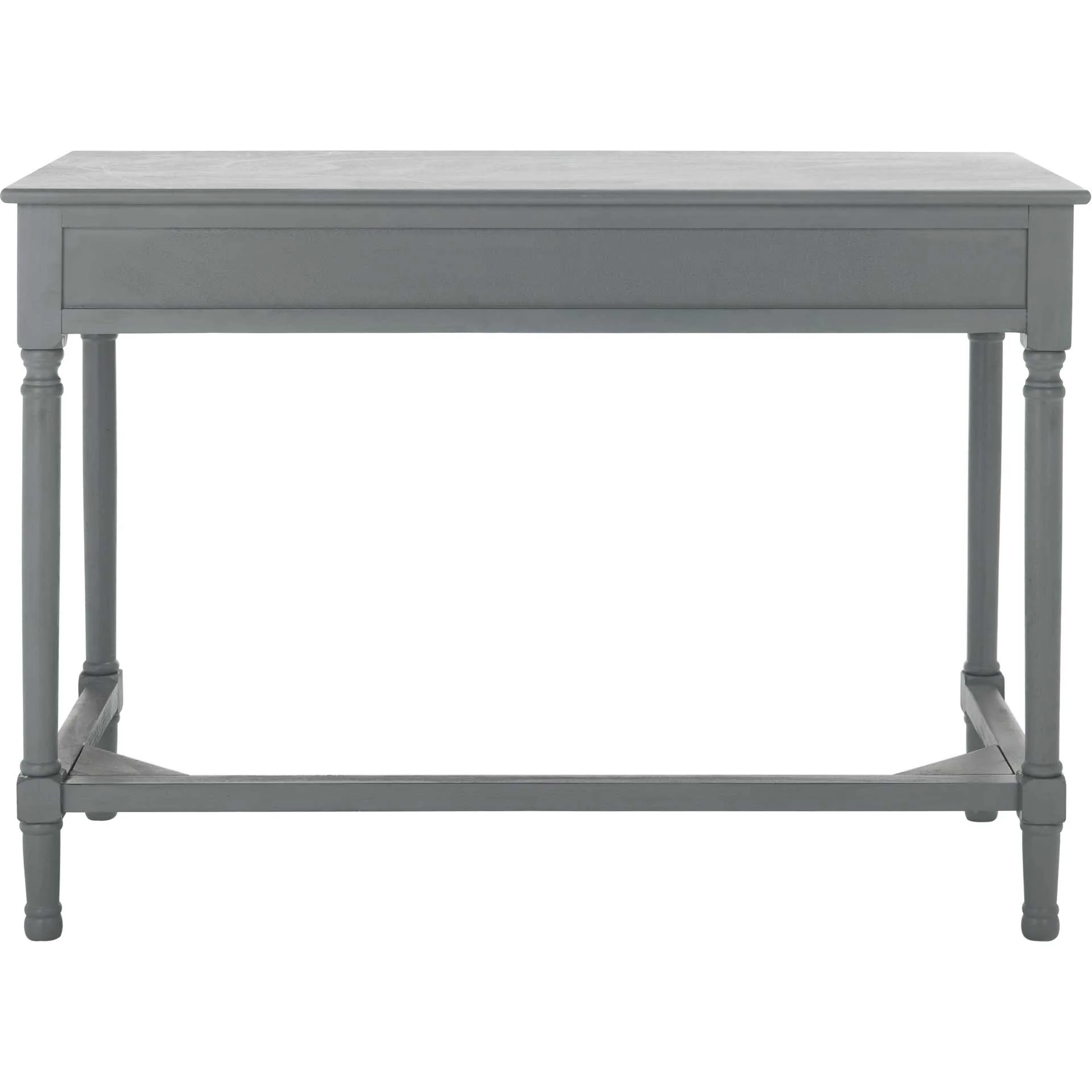 Mckenna 2 Drawer Desk Distressed Gray - Image 3