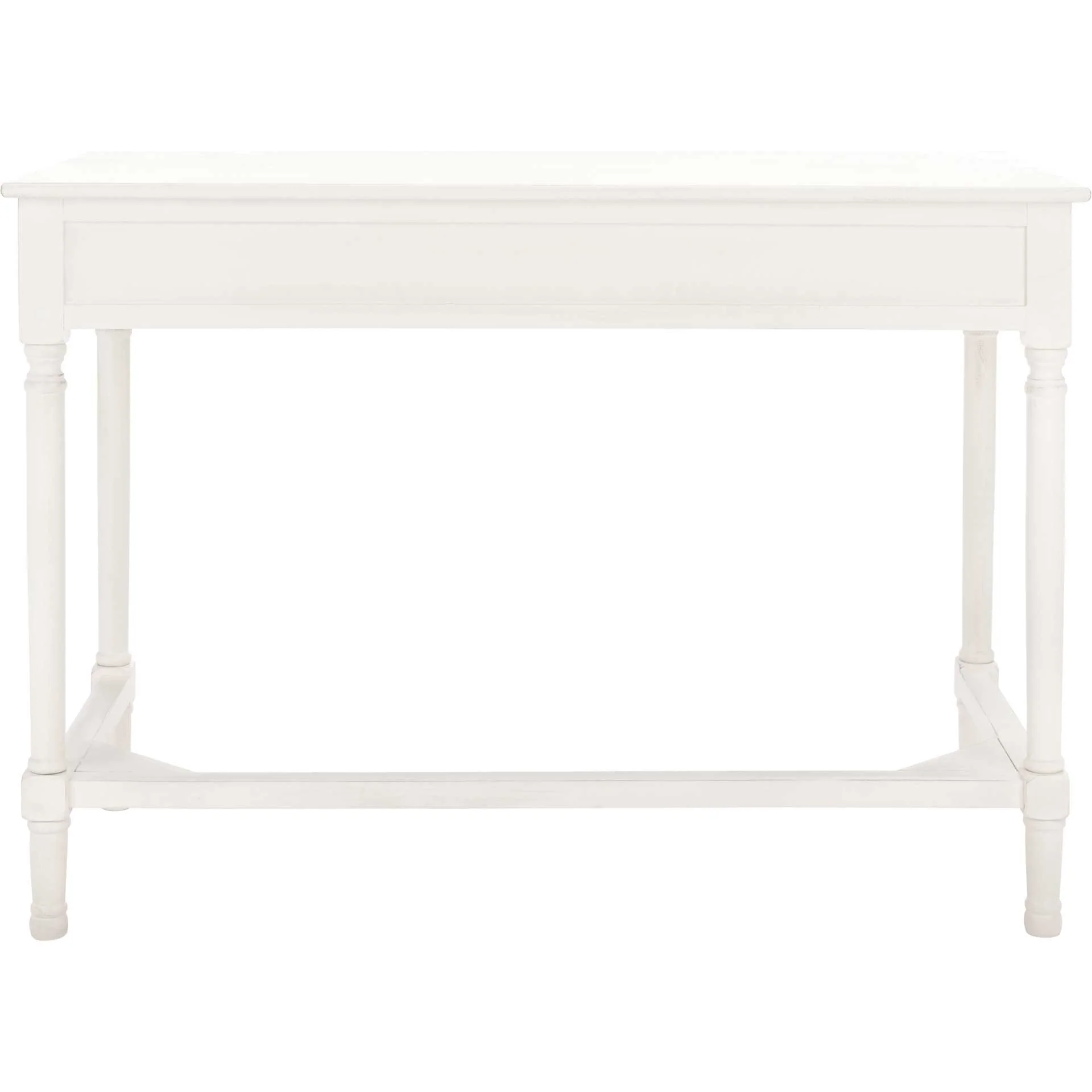 Mckenna 2 Drawer Desk Distressed White - Image 3