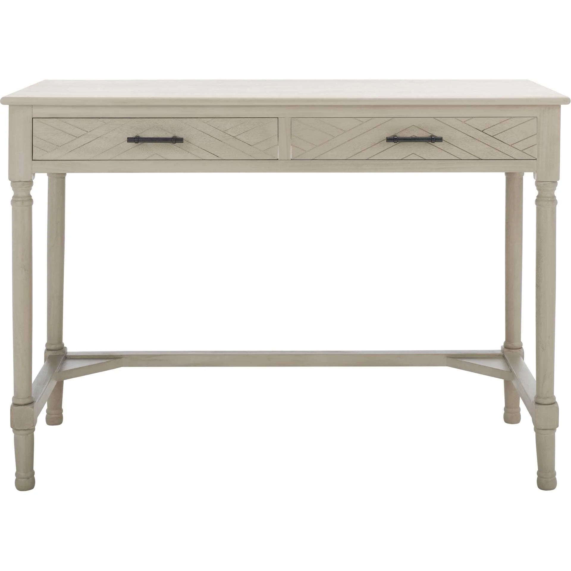 Mckenna 2 Drawer Desk Taupe - Image 2