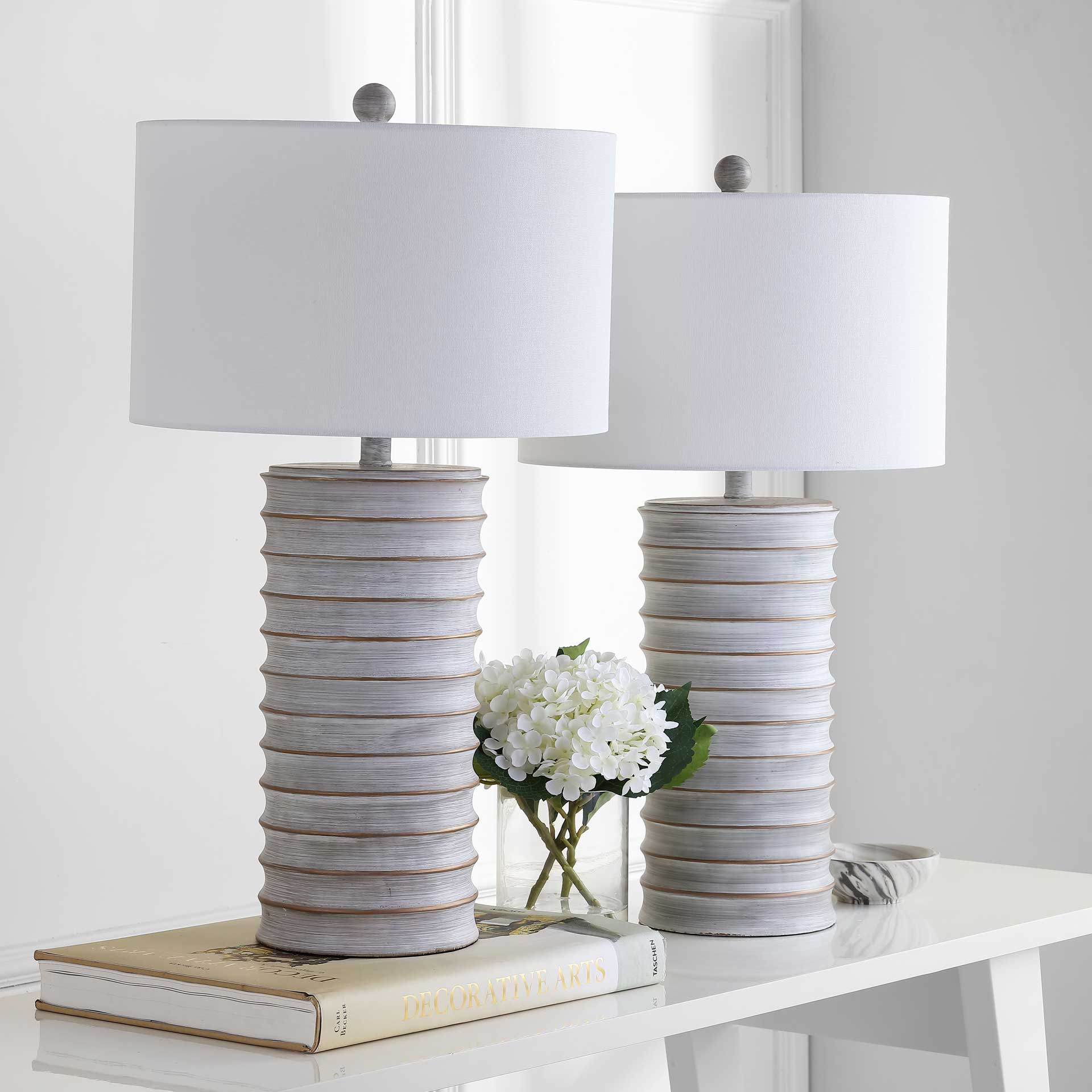 Meadow Table Lamp Wash White (Set of 2) - Image 3
