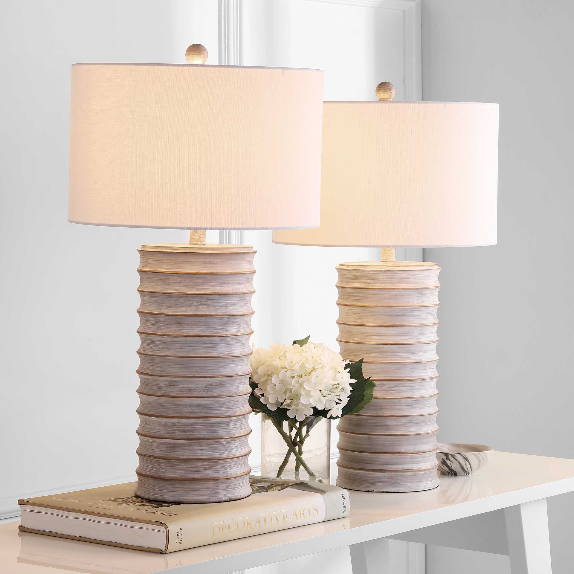 Meadow Table Lamp Wash White (Set of 2) - Image 4