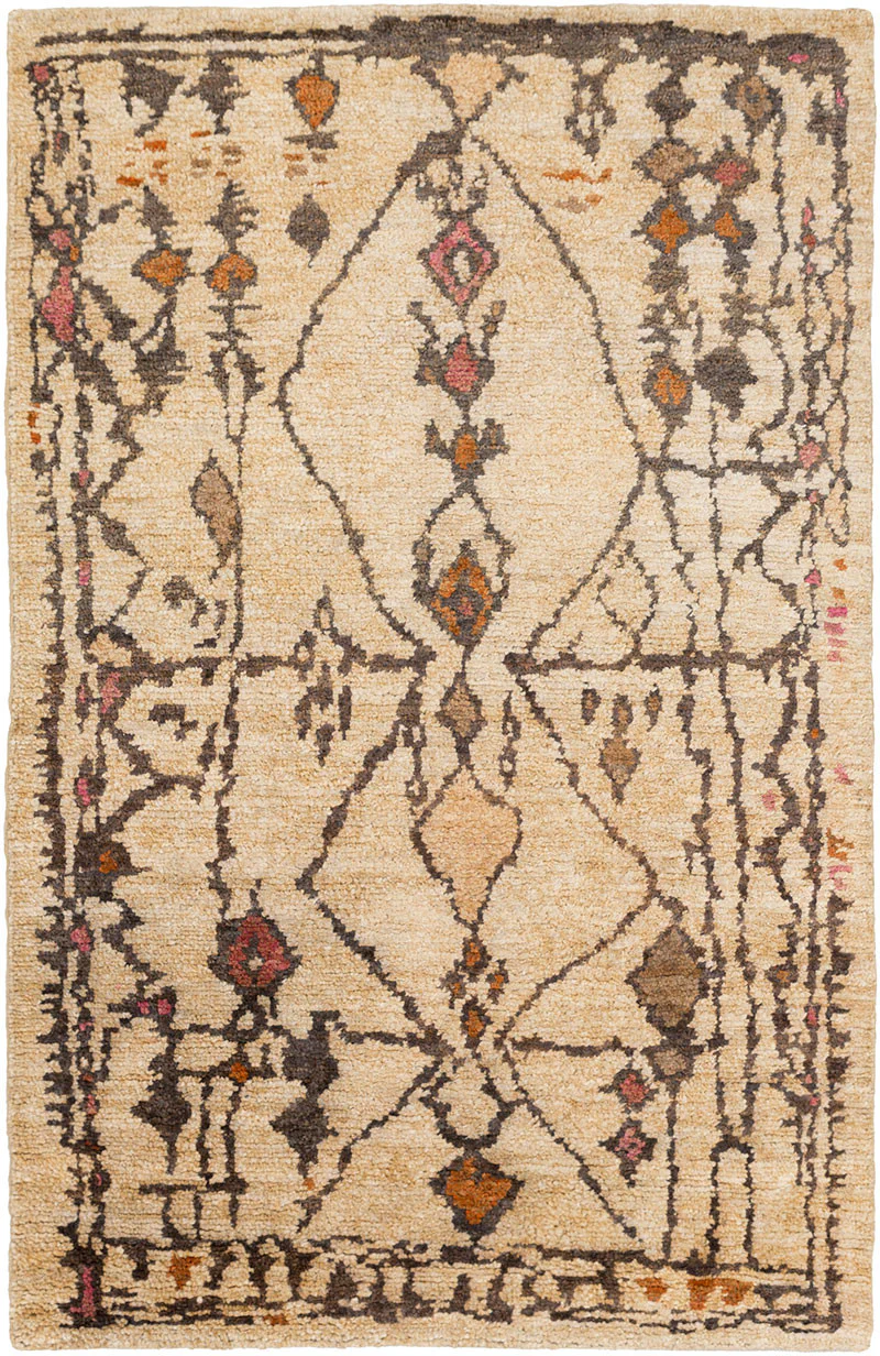 Medina Burnt Orange/Hot Area Rug - Image 2