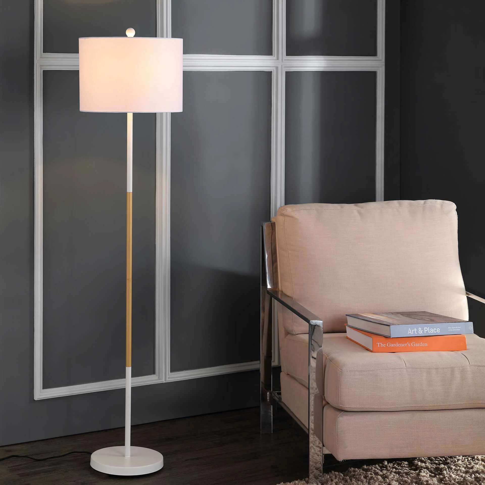 Medora Floor Lamp White - Image 4