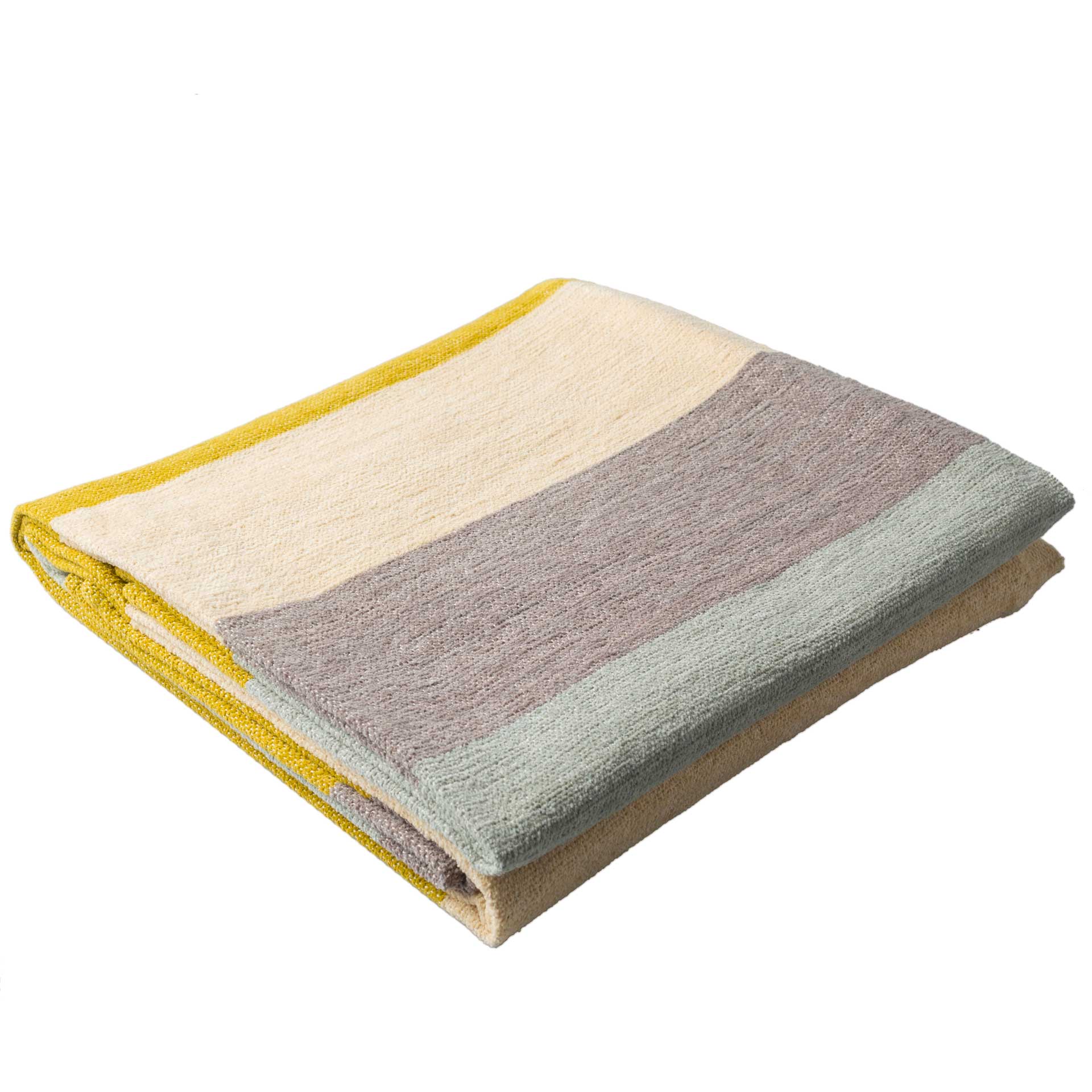 Meera Throw Mustard/Butter/Taupe - Image 3