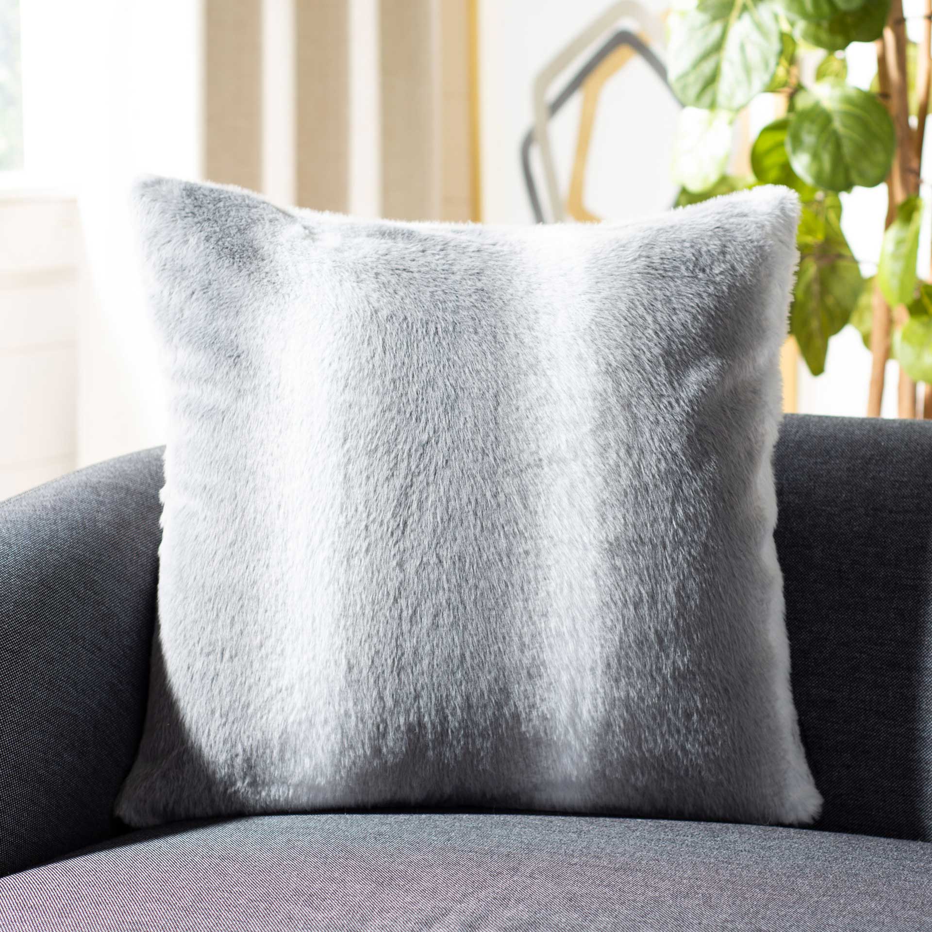 Melani Pillow Gray/White - Image 3