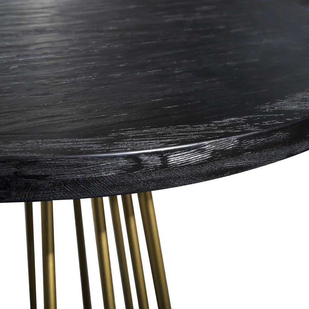 Memphis Pine Table Pine Wood/Steel - Image 2