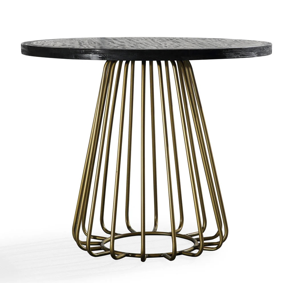 Memphis Pine Table Pine Wood/Steel - Image 3