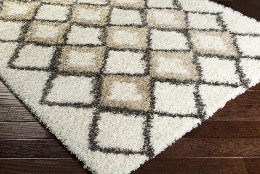 Mercer Charcoal/Ivory/Beige Area Rug - Image 2