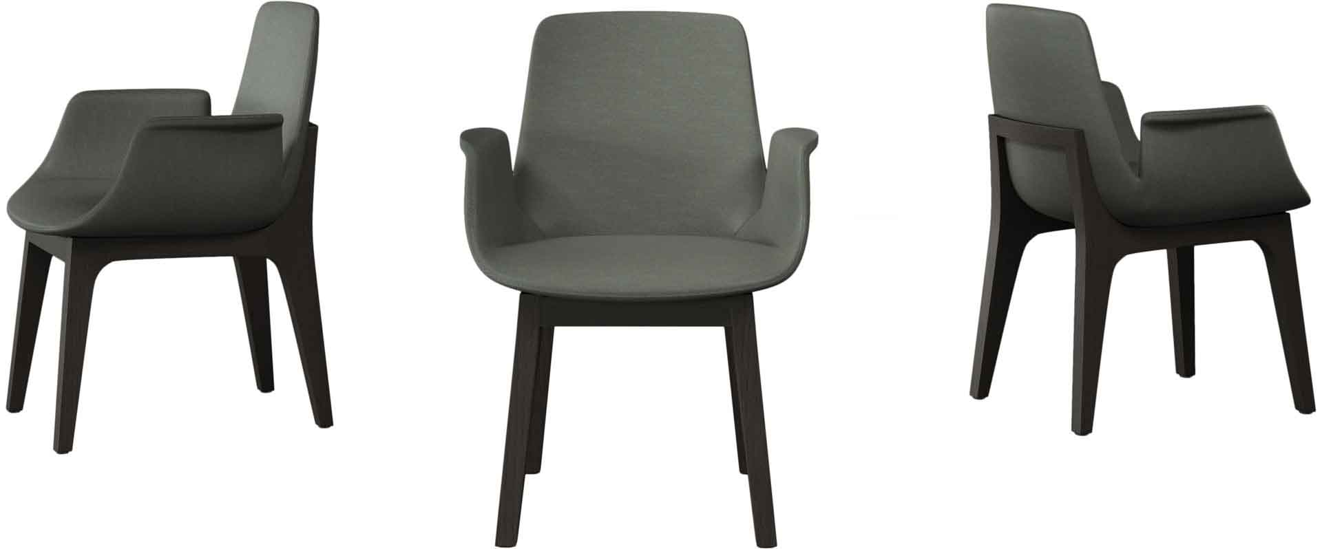 Mercer Dining Arm Chair Graystone - Image 2