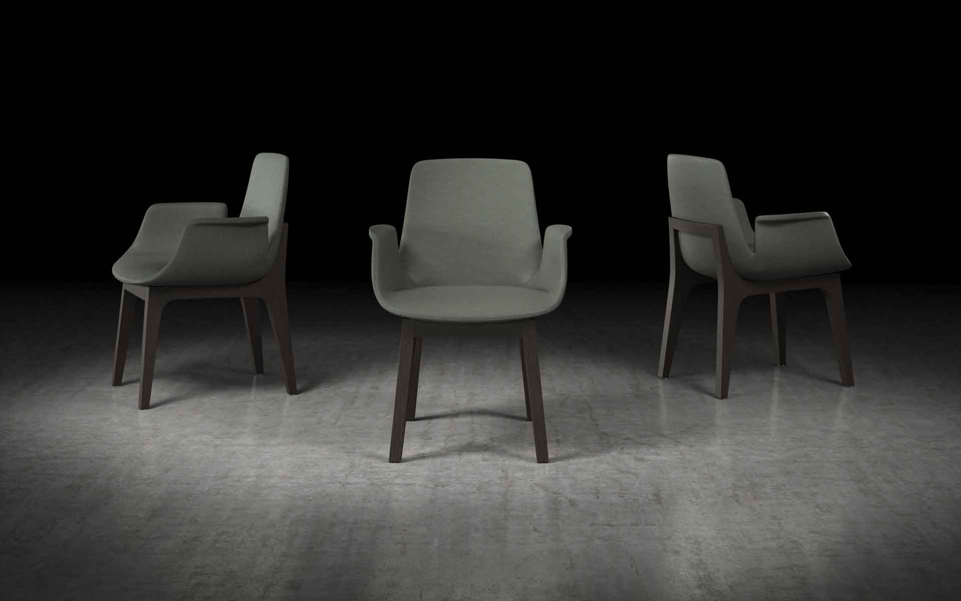 Mercer Dining Arm Chair Graystone - Image 3