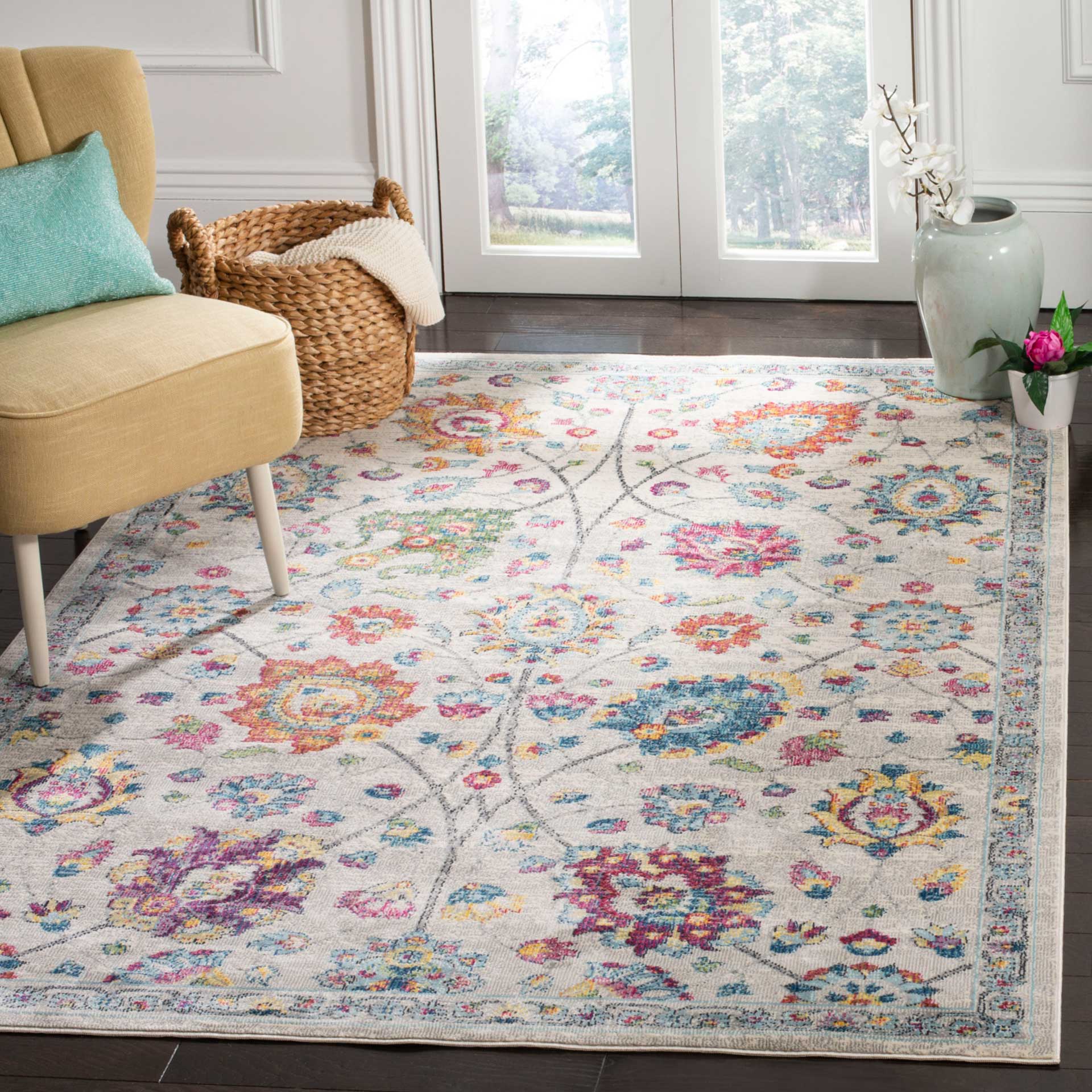 Merlot Cream/Multi Area Rug - Image 7