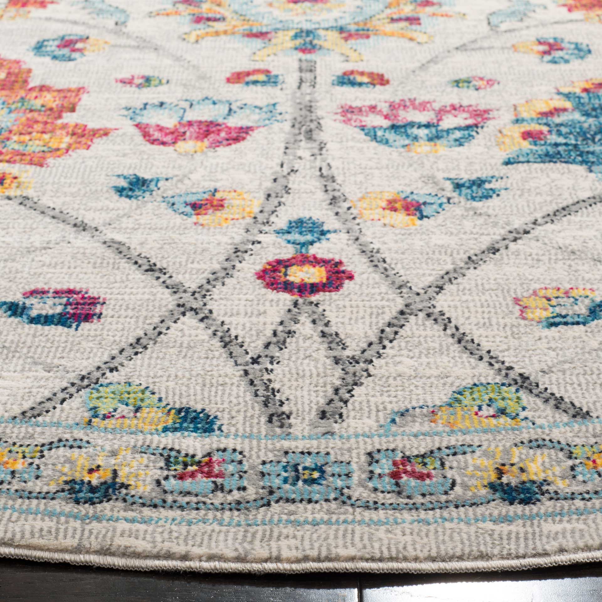Merlot Cream/Multi Round Rug - Image 2