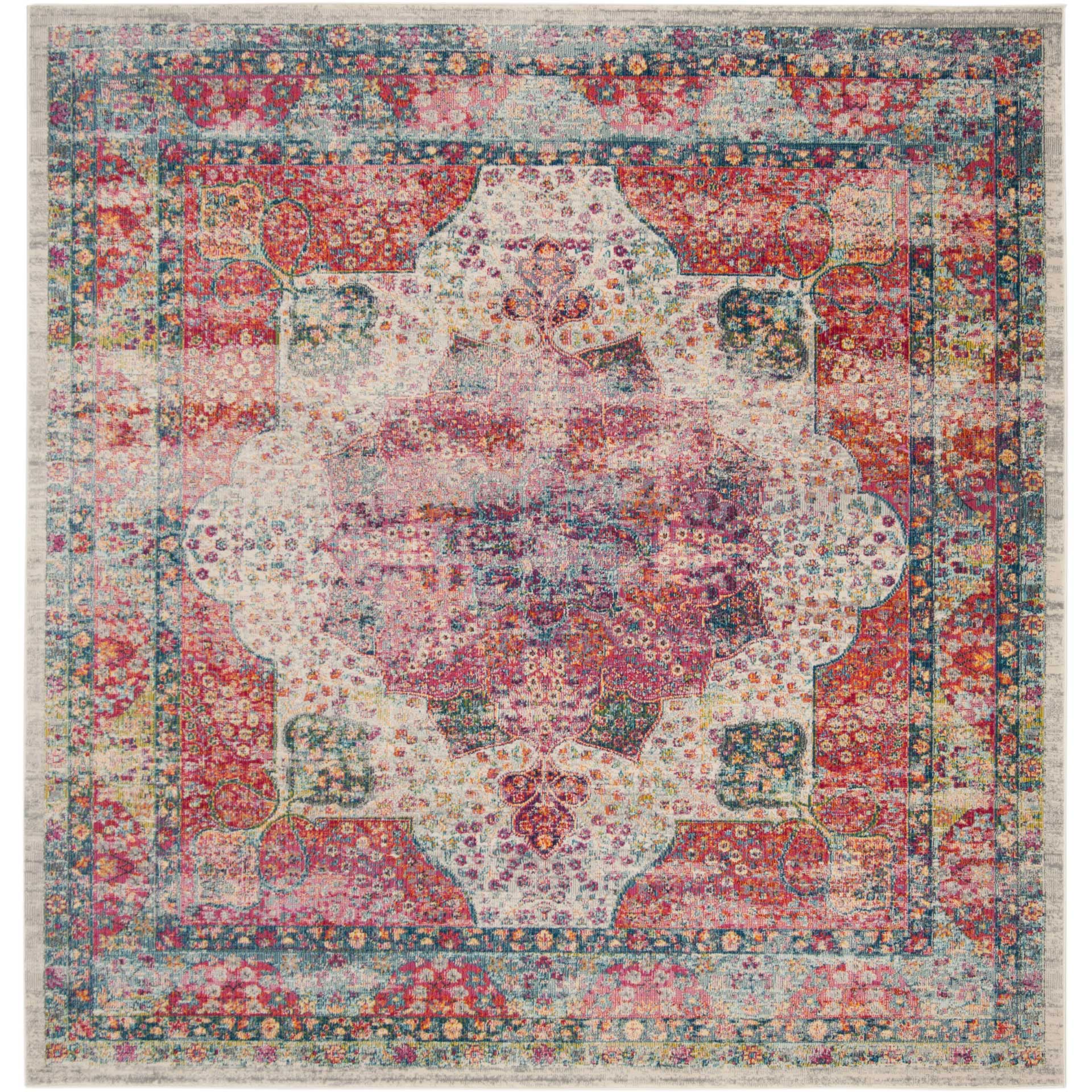 Merlot Cream/Ruby Area Rug - Image 2