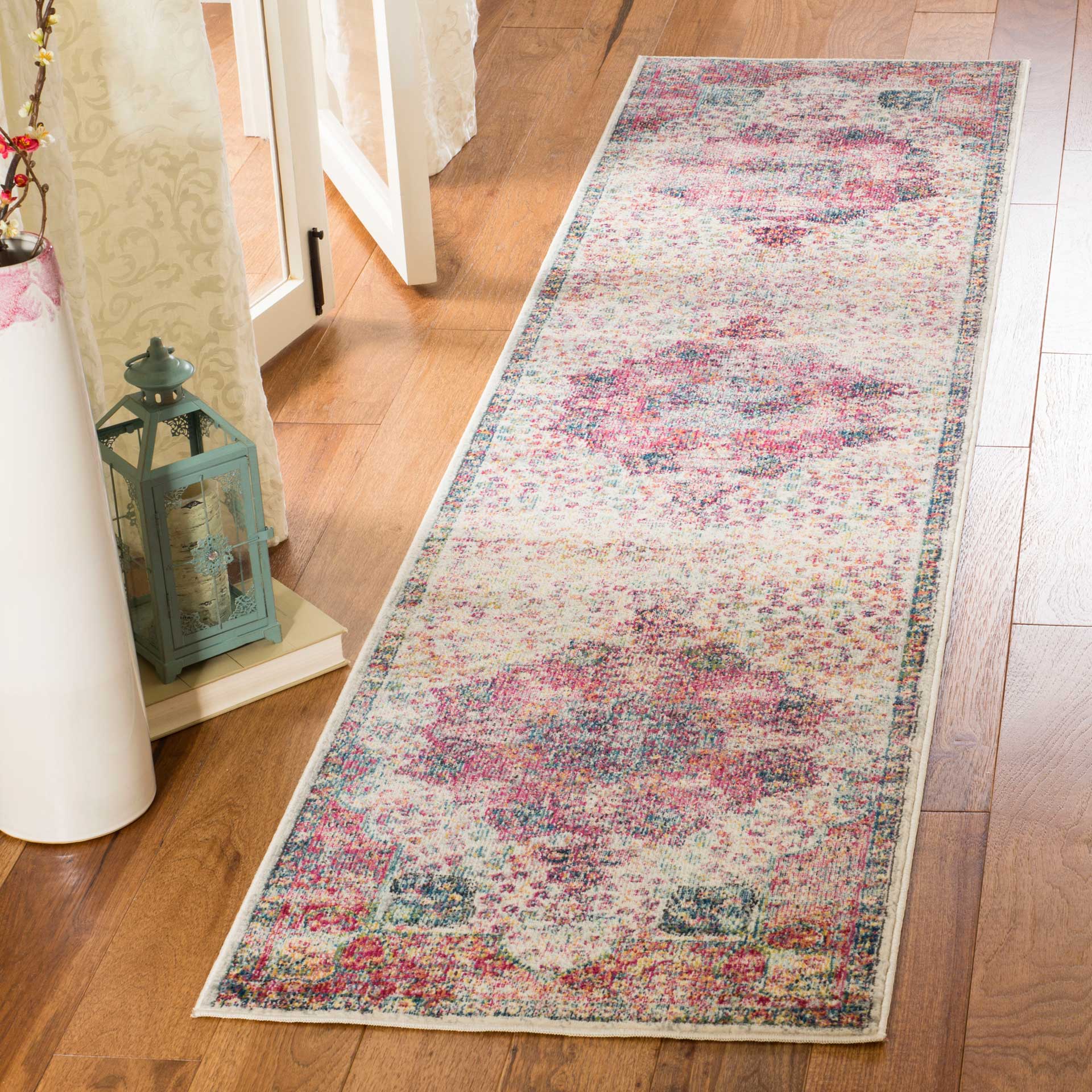 Merlot Cream/Ruby Runner Rug - Image 2