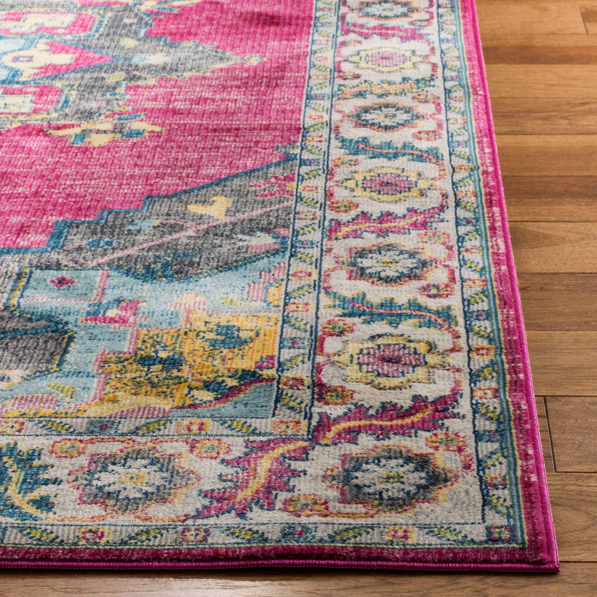 Merlot Fuchsia/Multi Area Rug - Image 5